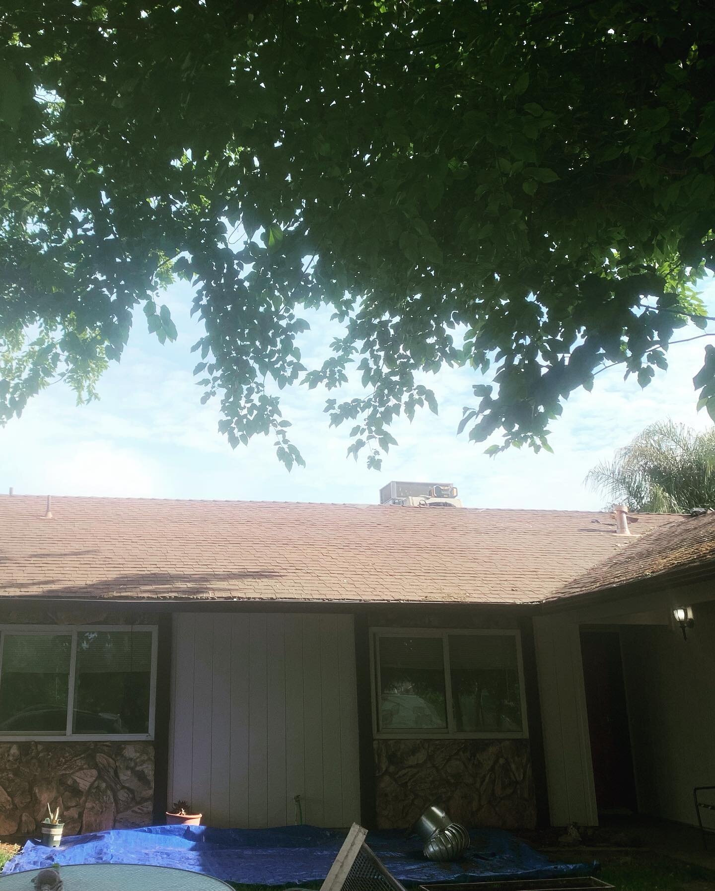Before and after photos, in Rio Linda @certainteed #roofing  #coolroof #residentialroofing