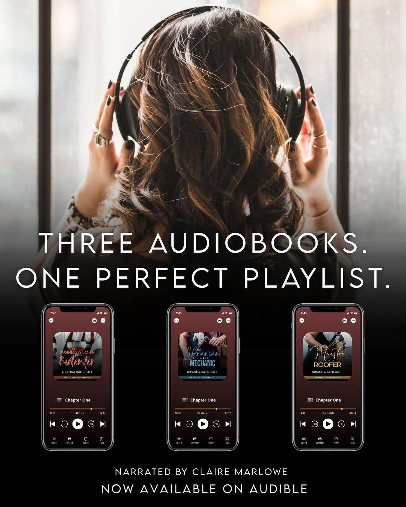 three audiobooks. one perfect playlist. 🎧

all three A DASH OF DESIRE novellas are now available in audio! grab your headphones and get ready to fall in love with&hellip;

🍸 THE BUSINESSWOMAN AND THE BARTENDER
📚 THE LIBRARIAN AND THE MECHANIC
🎶 T
