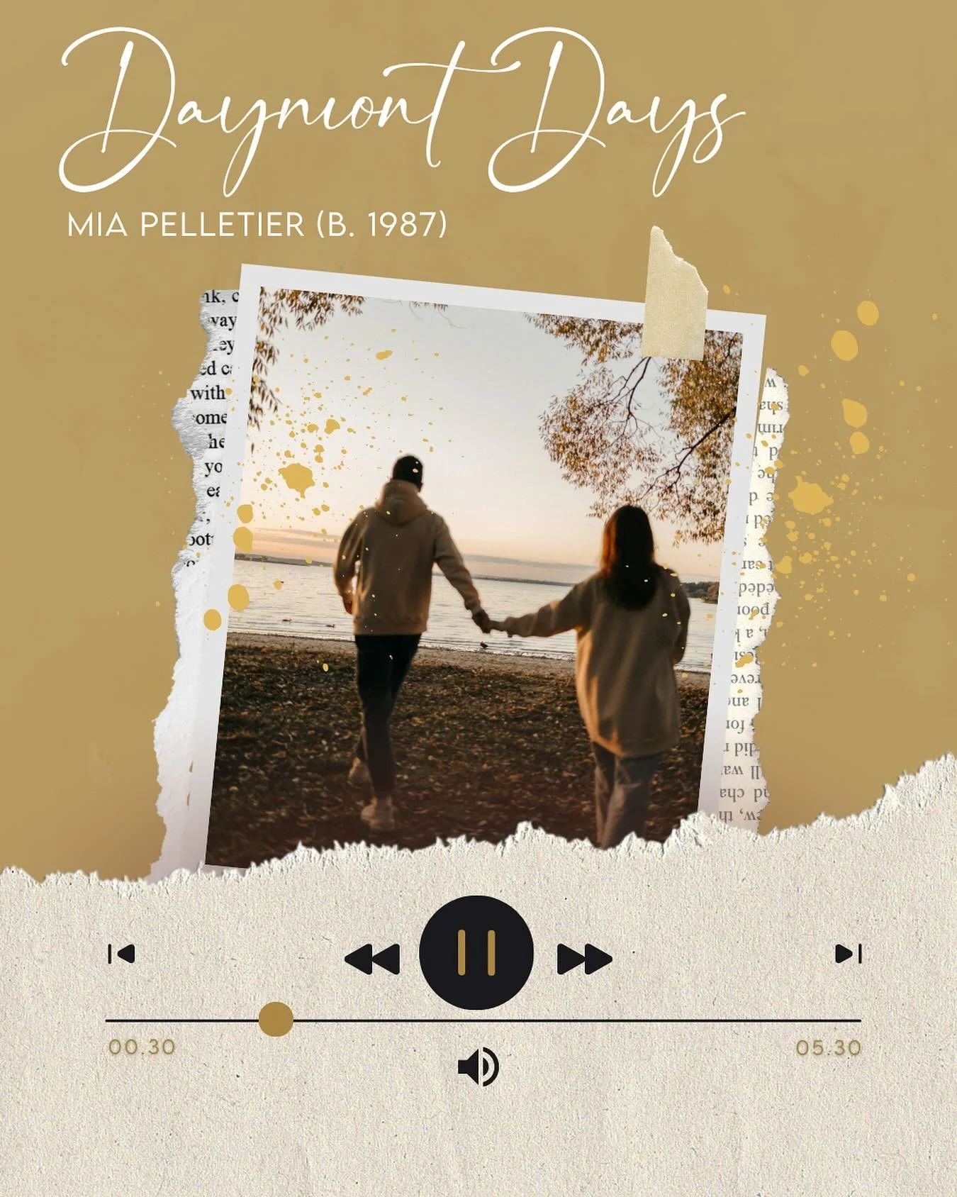 if you&rsquo;ve read THE MAESTRO AND THE ROOFER, you know that Mia gets her musical mojo back thanks to her time in Daymont (and a certain sexy roofer 🤭). she appropriately names the composition &ldquo;Daymont Days.&rdquo;

back when I was planning 