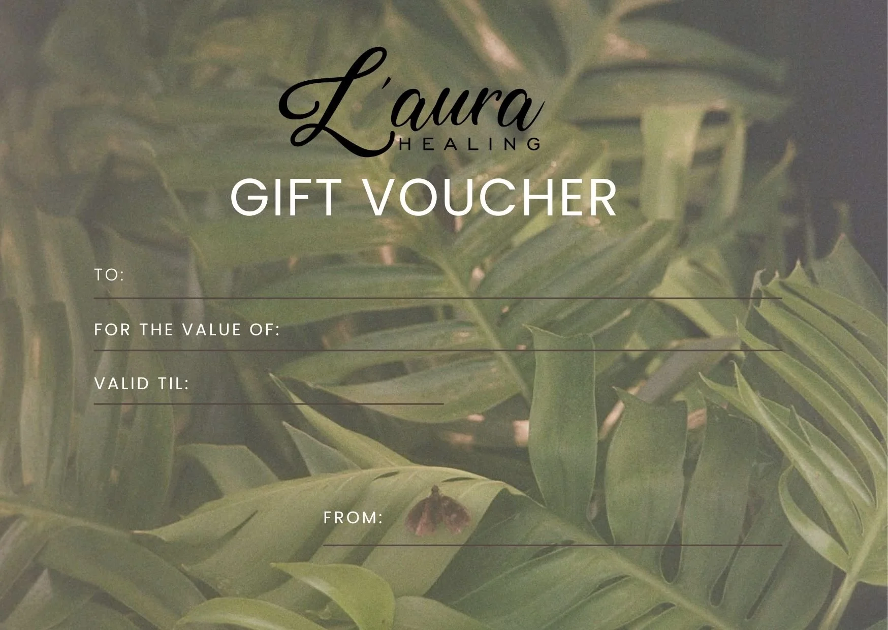 L'aura Healing Gift Card