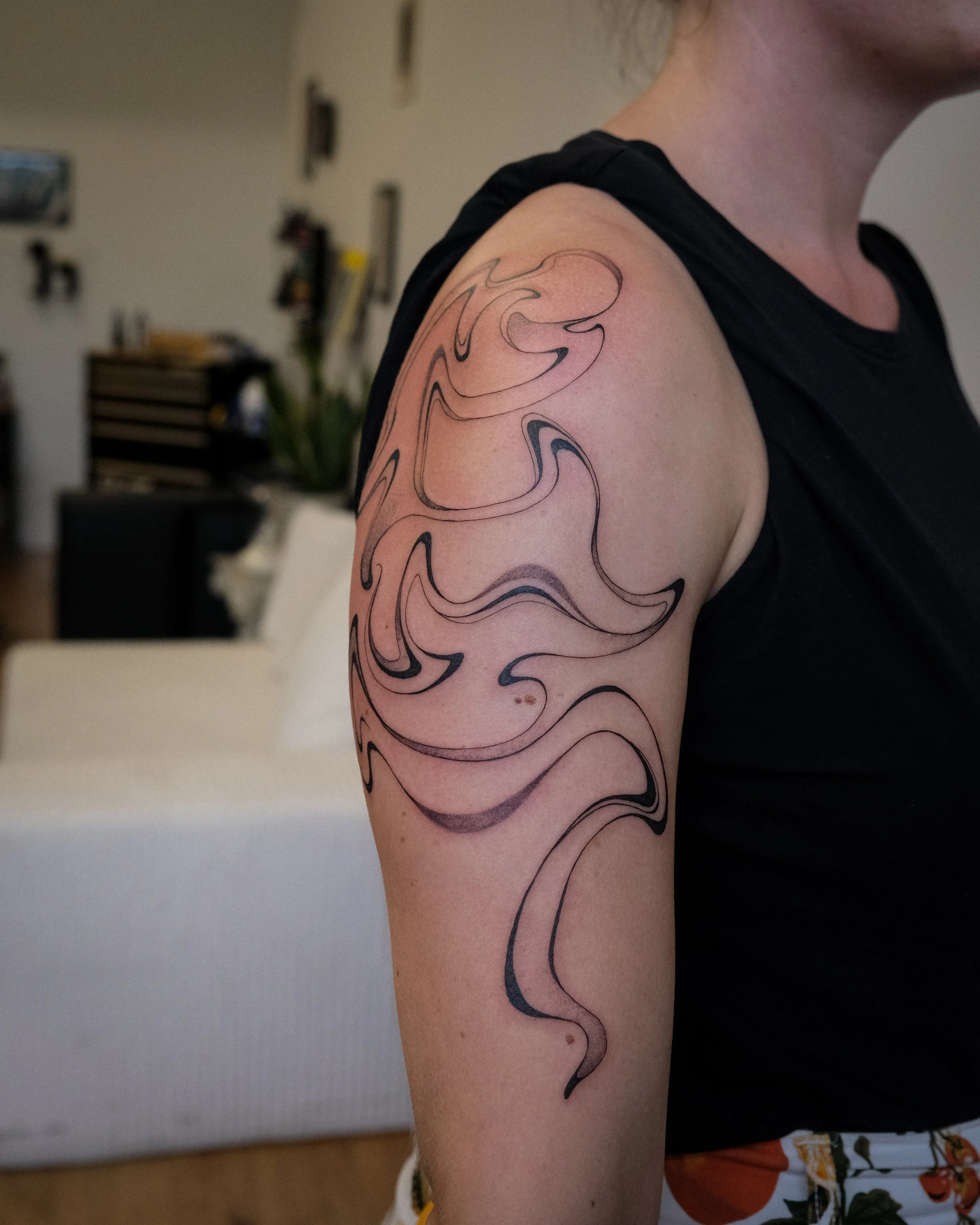 Freehand Liquid Abstract (2025)