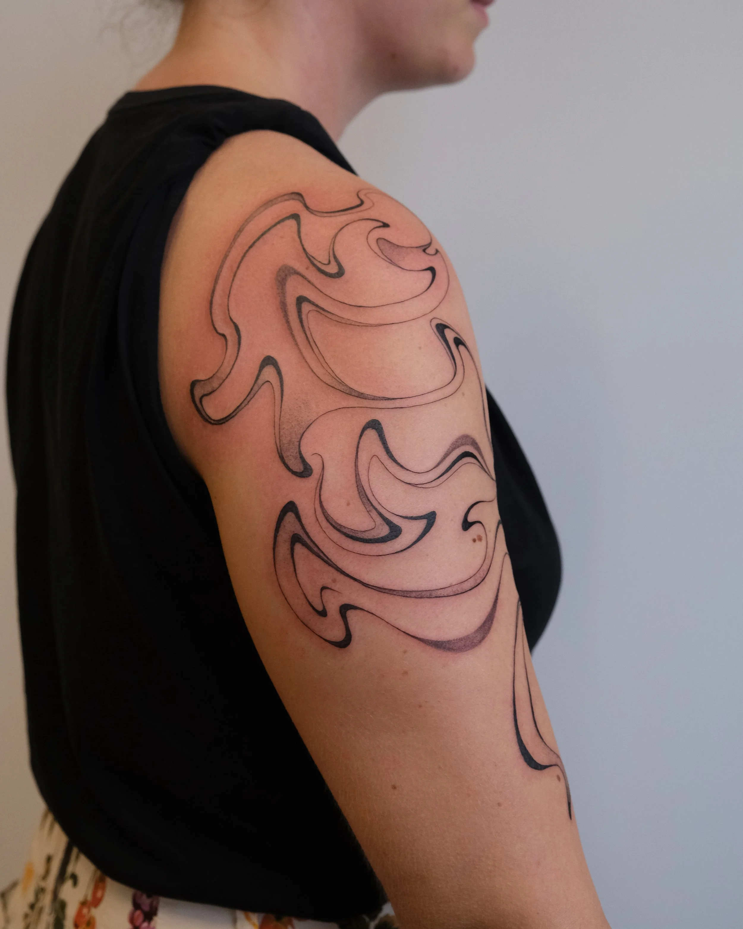 Freehand Liquid Abstract (2025)