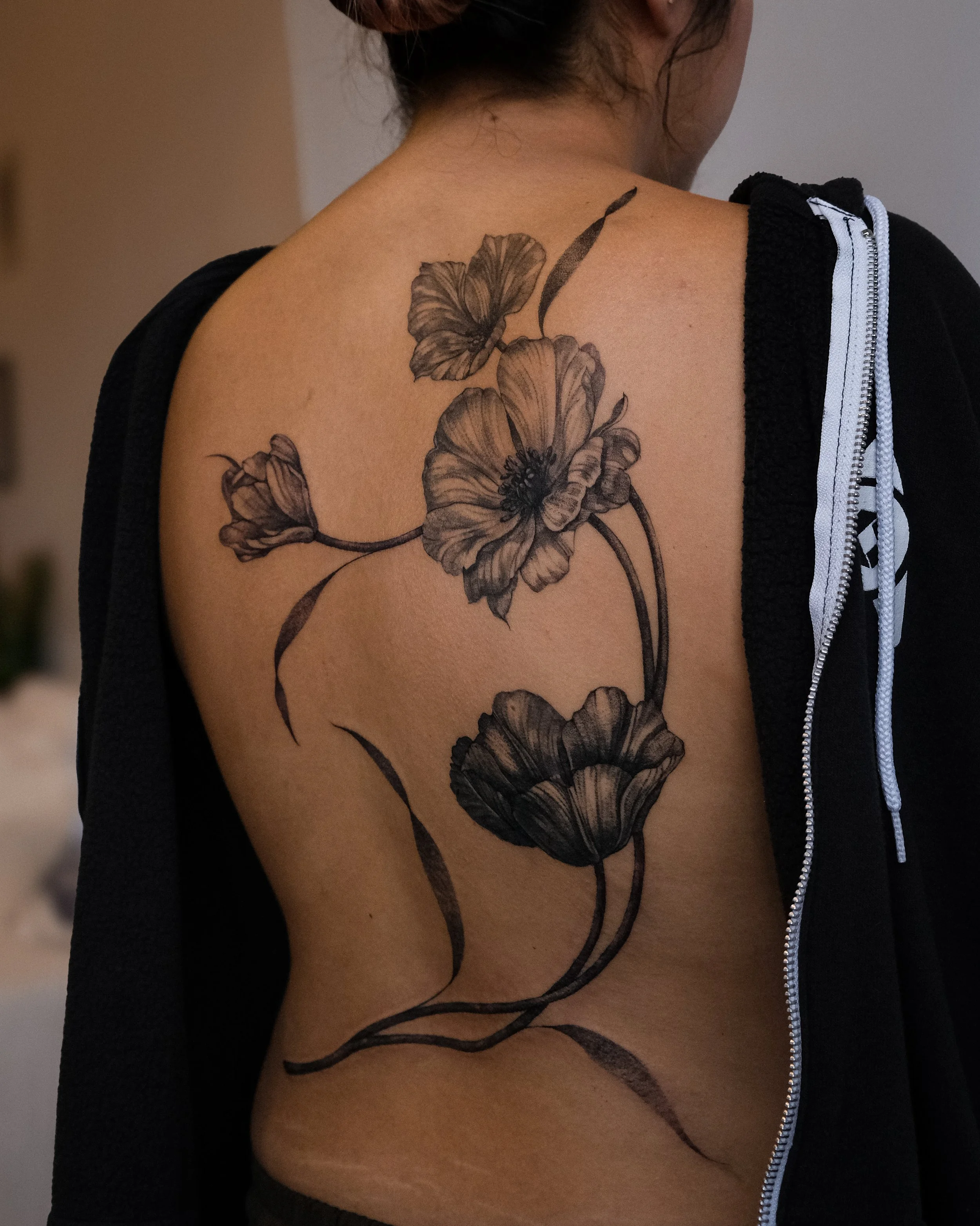 Floral back piece (2025)