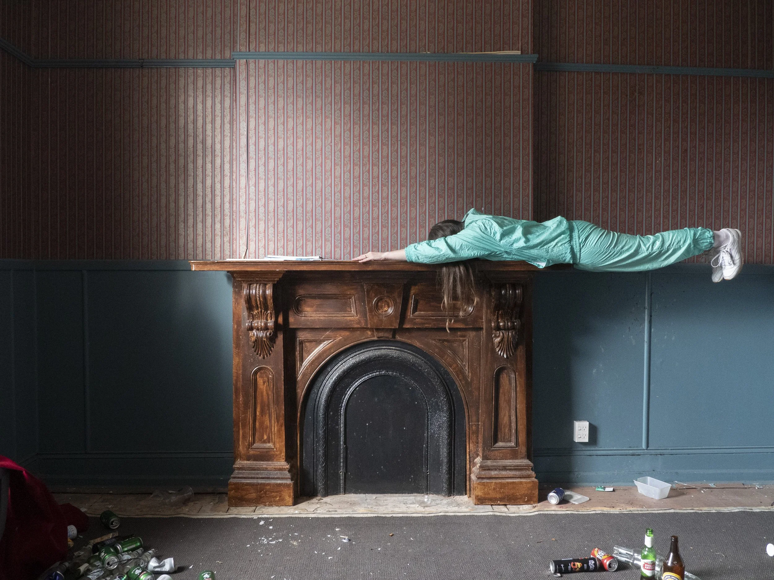 inside/outside, two-channel HD video installation, silent, 2024–2026, detail