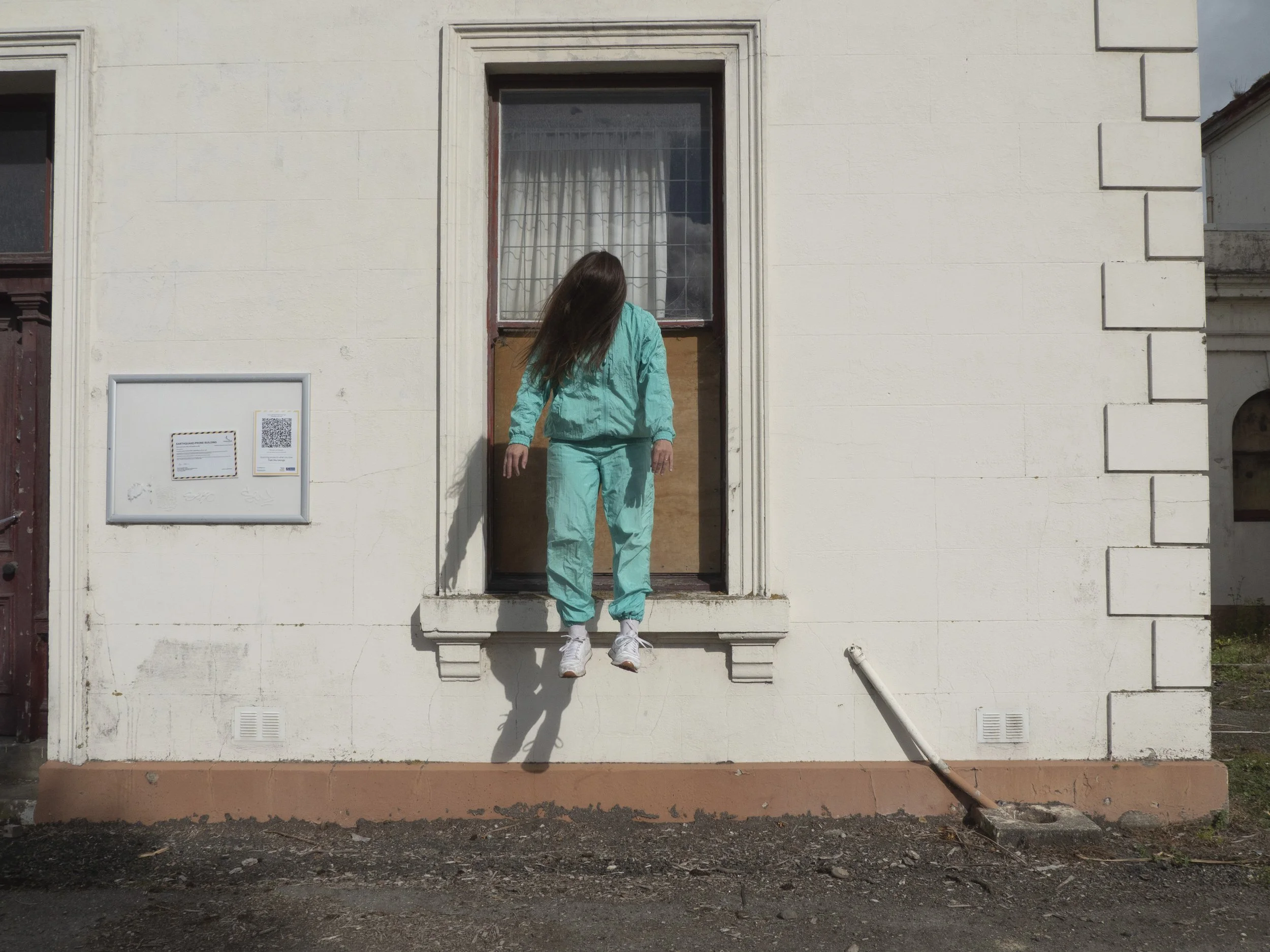 inside/outside, two-channel HD video installation, silent, 2024–2026, detail