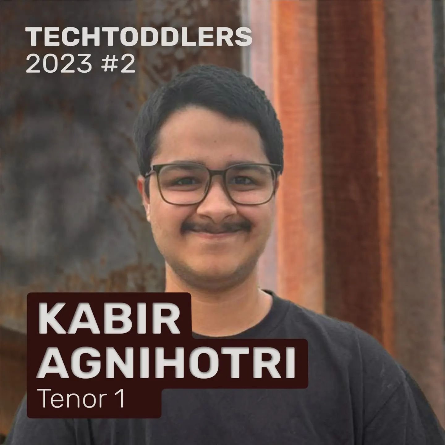 Omg what!? There's a SECOND BATCH of 2023 TechToddlers? That's right, and first up it's Kabir! Clearly Giulio has been working hard to swing the computing department in our favour 👀👀

Kabir may have only joined us a term-time week or two ago but he