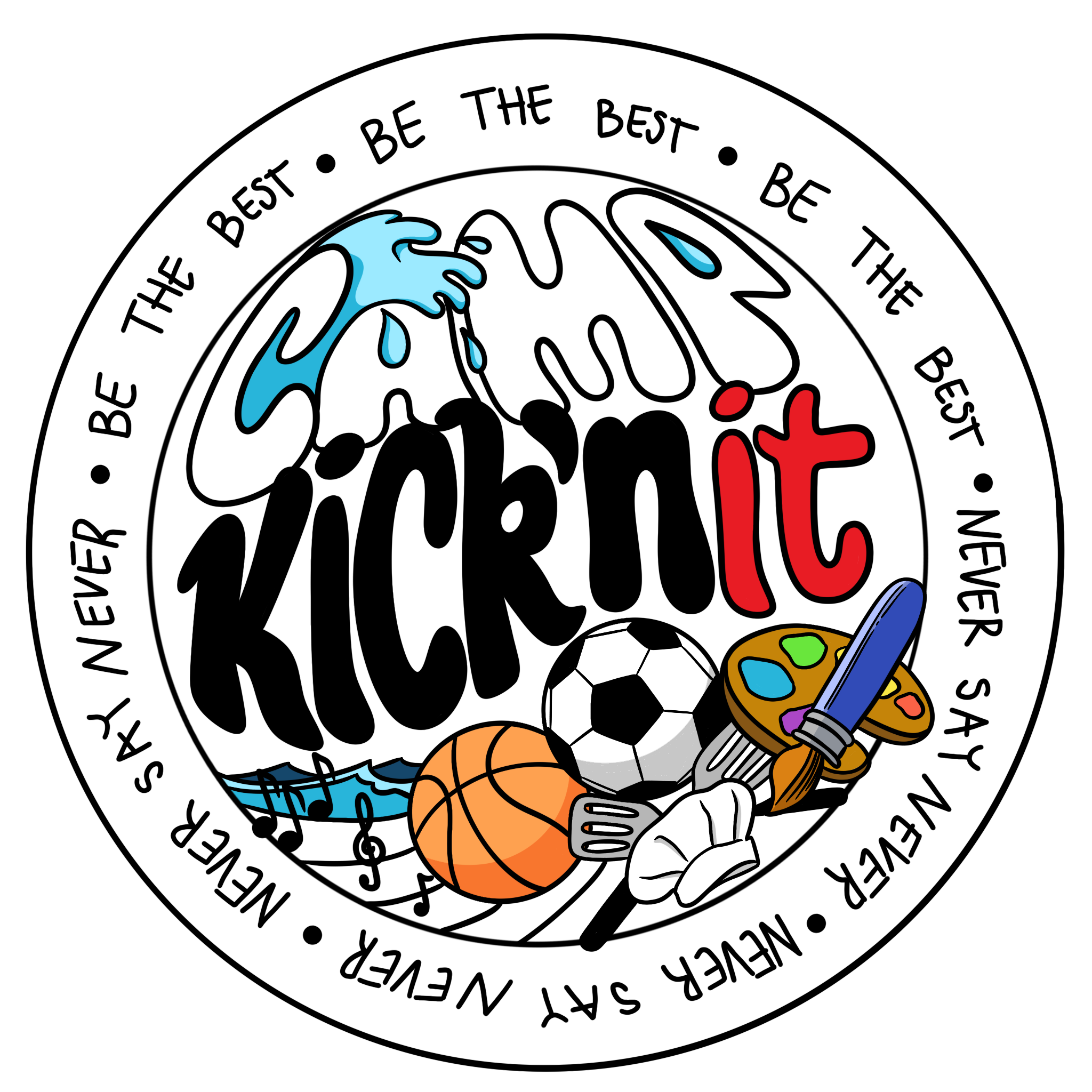 Camp Kick'n It Logo