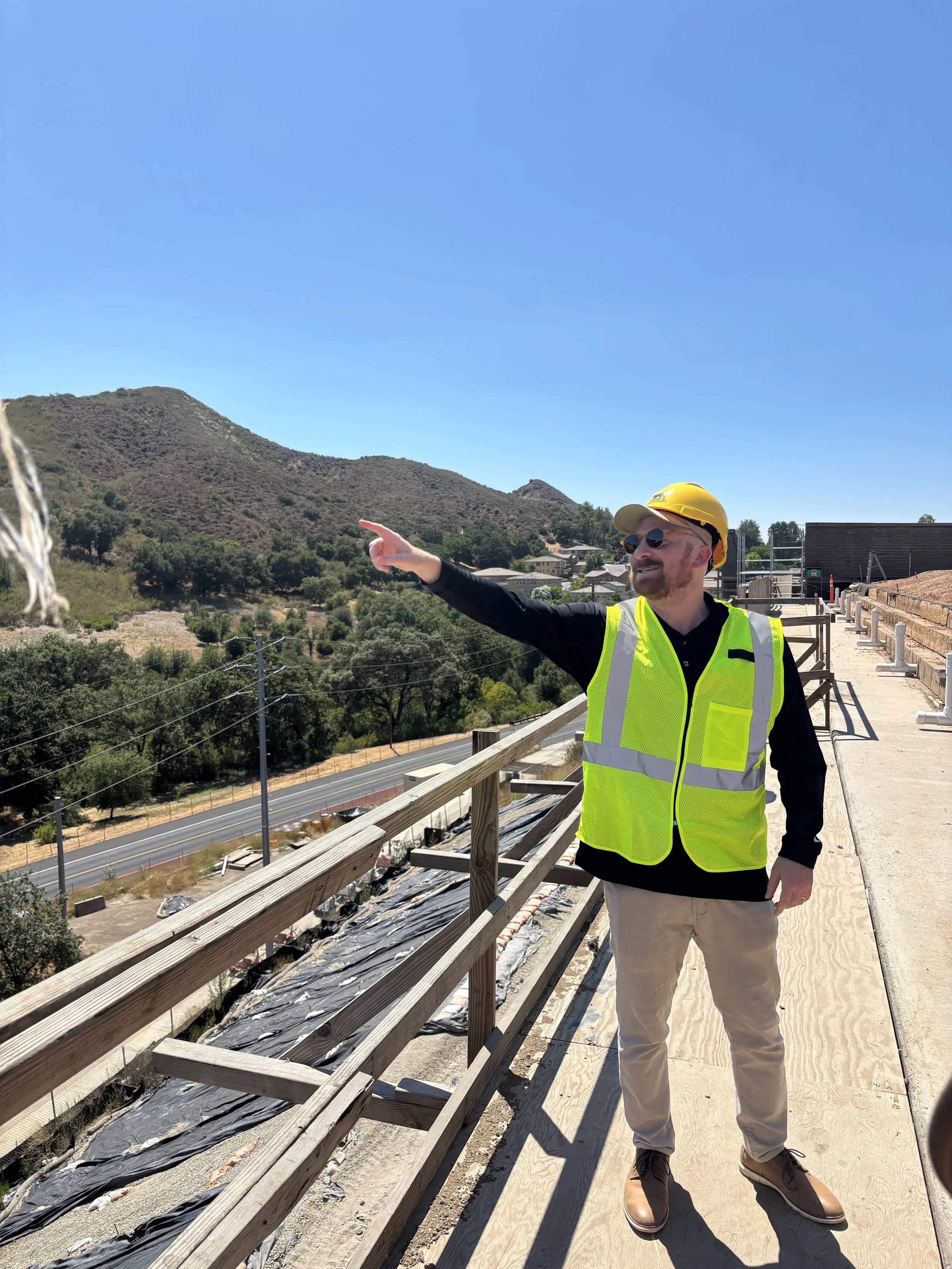 Checking in on construction for the wildlife corridor