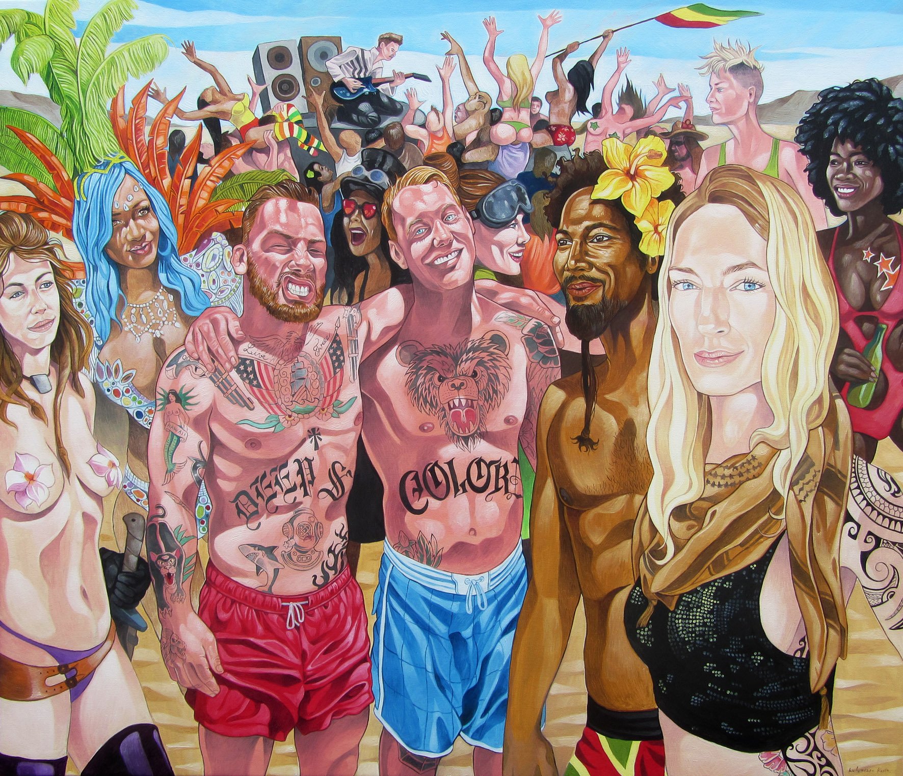 Beautiful End
oil on Canvas, 122 x 142 cm, 48" x 56", 2018