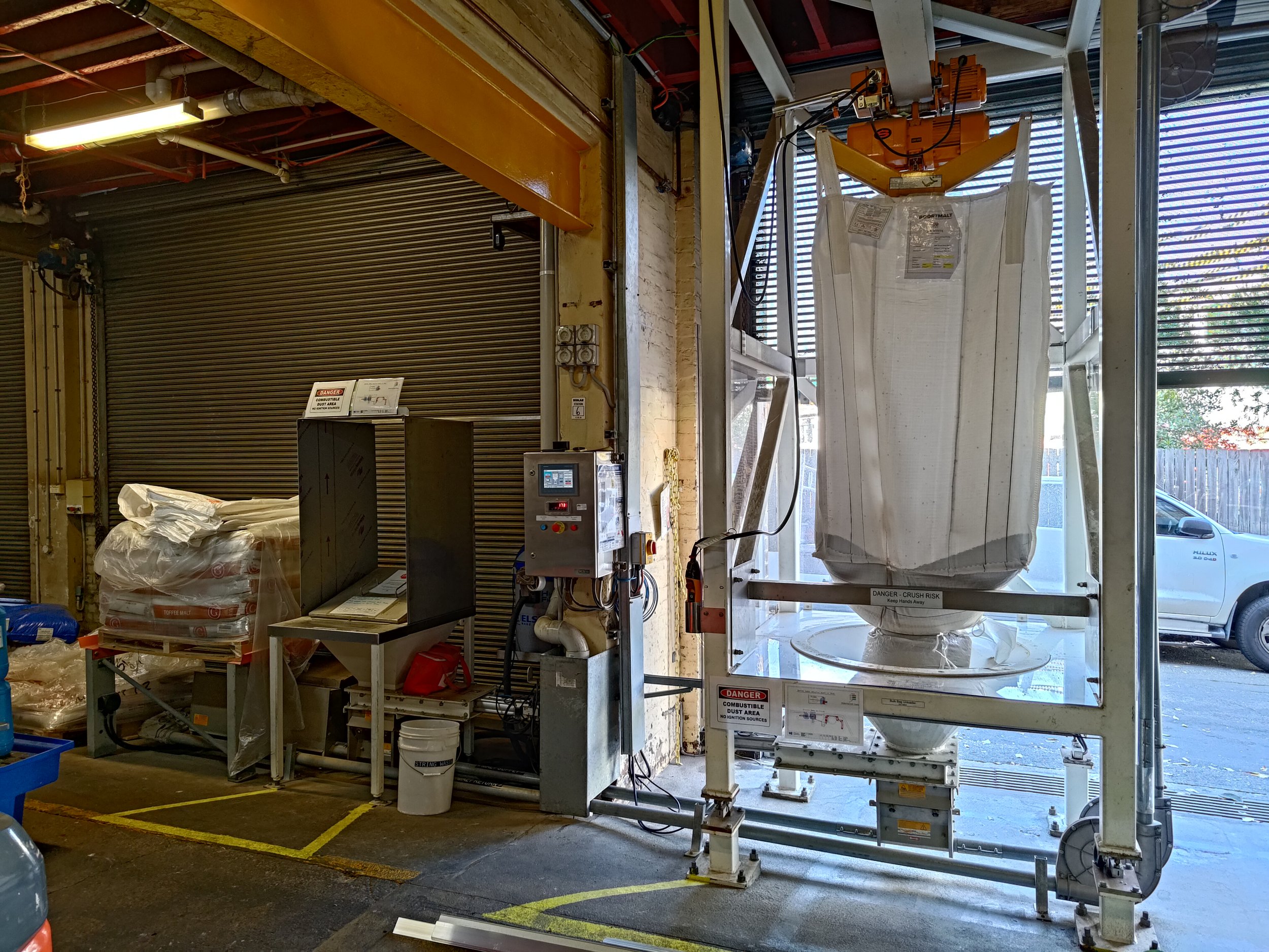 Craft Brewery Grain Handling System — Harris Process Engineering