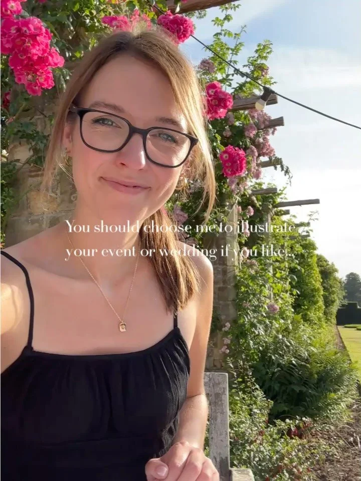 Choosing a live illustrator&hellip;

If you&rsquo;ve seen live illustration all over TikTok/Instagram and you love it&hellip;great!! But keep in mind what is important to you when you choose. Whether you want more illustrations but less details, or m