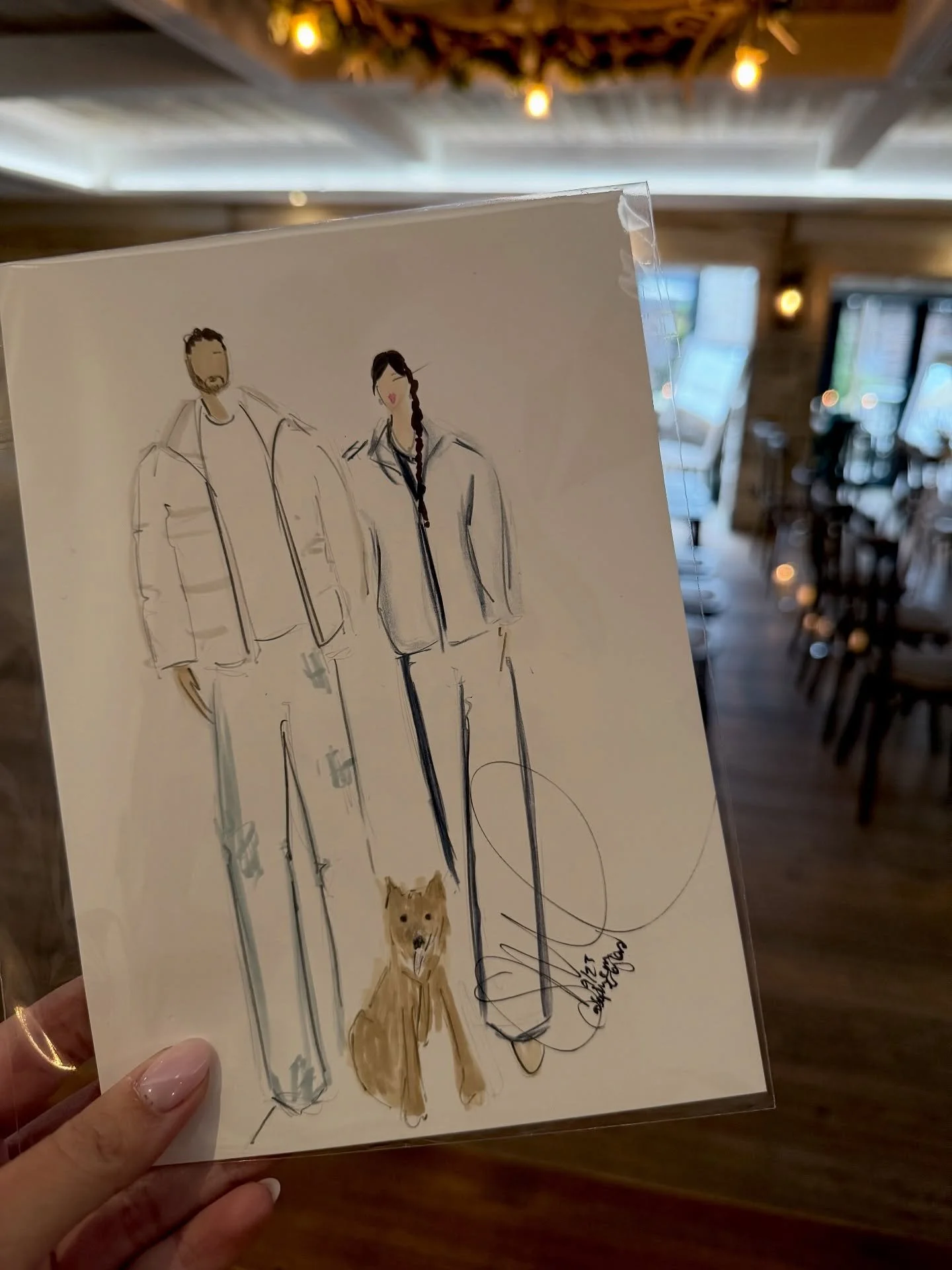 When I was invited to @wildthymeandhoney wedding showcase! 

What a beautiful intimate space, a venue I&rsquo;ve always admired driving past but never actually been to until recently 🌿 

Here&rsquo;s a few of the illustrations I created on the day, 