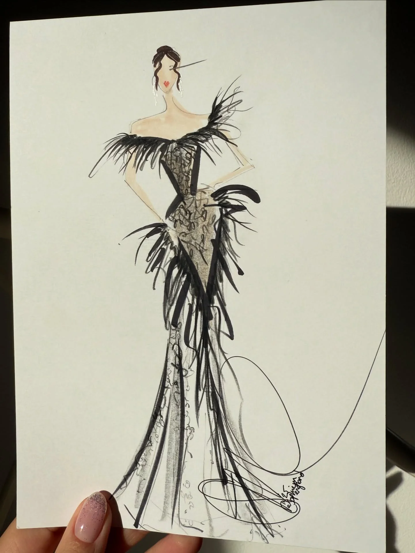 As it&rsquo;s Stranger Things release day, it&rsquo;s only fitting I share @milliebobbybrown wearing a custom black metallic and lace beaded @rodarte gown to the world premiere of the final season 🖤 

Styled by @cryoungin 
Hair @peteburkill 
Make up