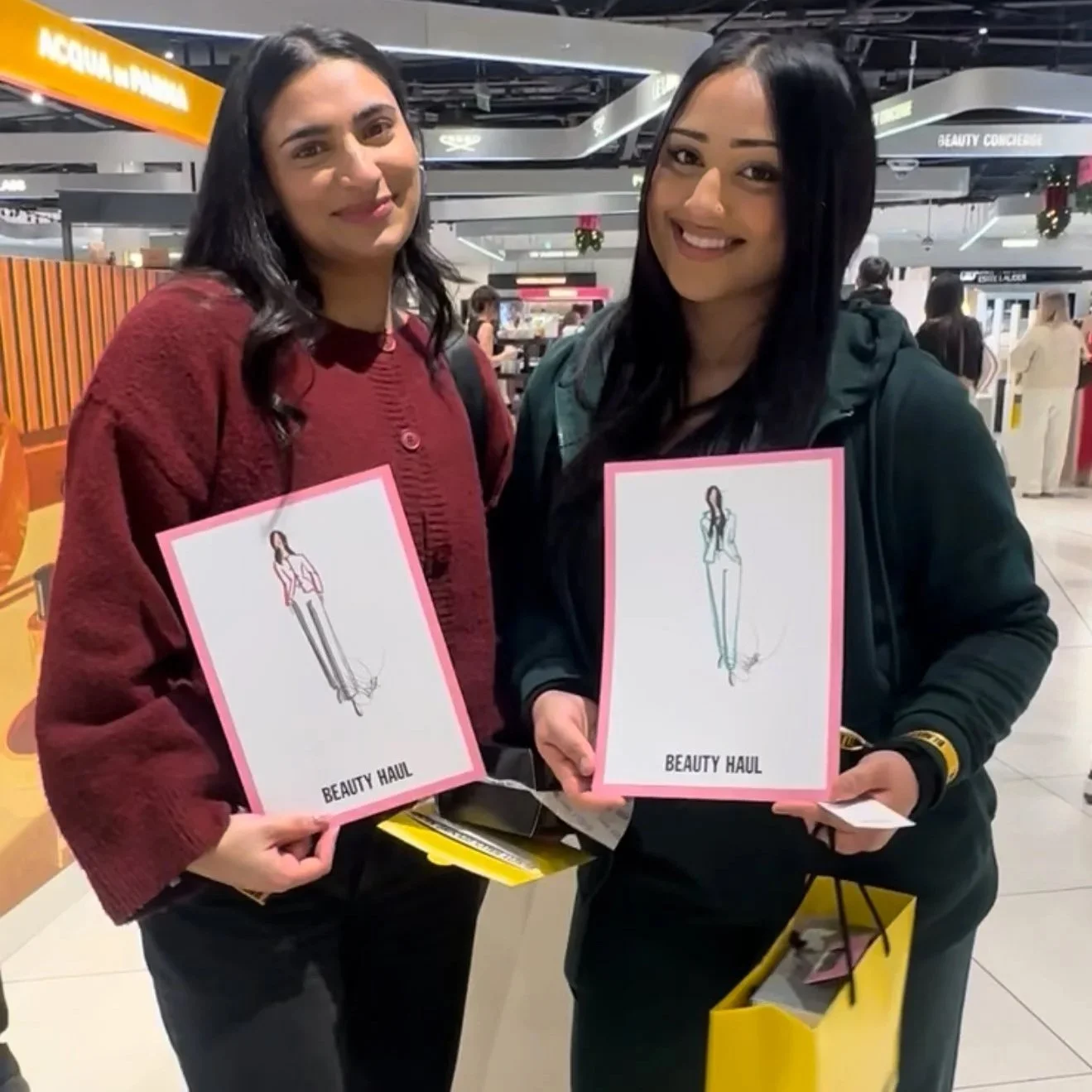 Live fashion illustration for luxury retailer