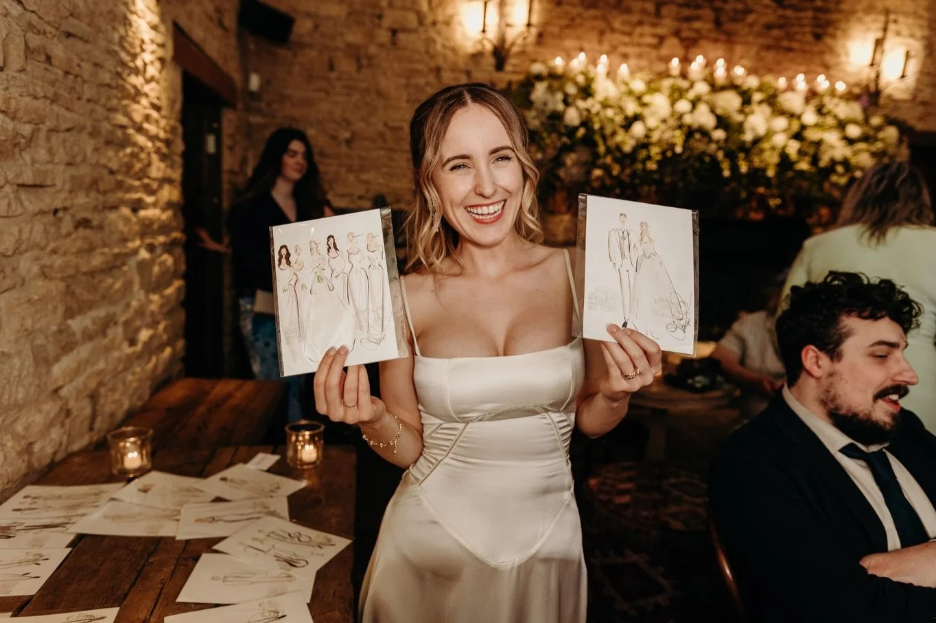 It always means so much seeing the professional images come through! I always feel a bit embarrassed getting my phone out to capture reactions (working on it 🙈) so LOVE seeing what the photographer gets!! This is all from Lucy and Thomas wedding las