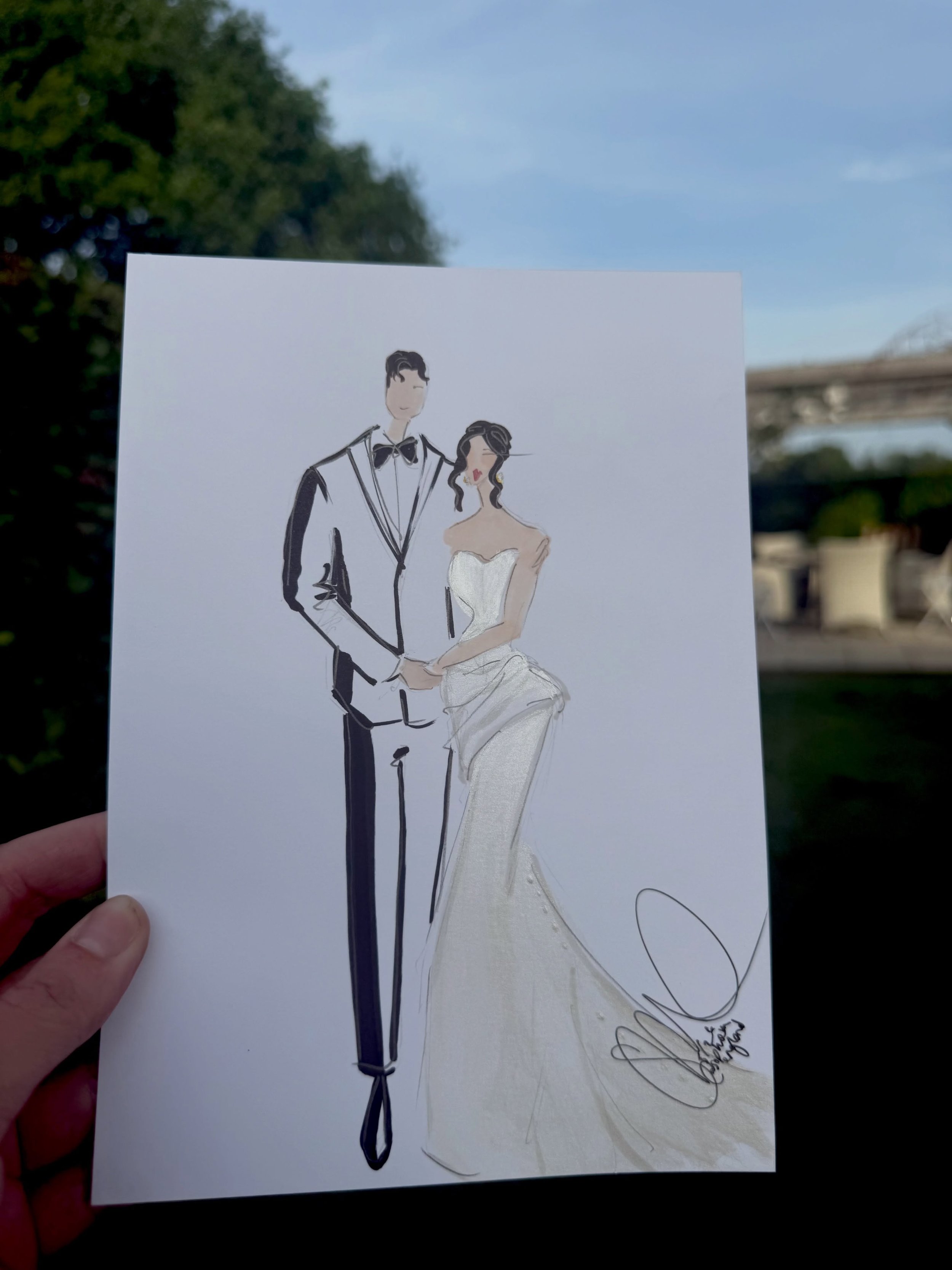 I have so much content from the past week I can&rsquo;t wait to show you! 

In the meantime, here&rsquo;s some of the illustrations from the weddings and events I&rsquo;ve been working ✍🏼 I&rsquo;ve had so many stylish guests!! 

Safe to say I&rsquo