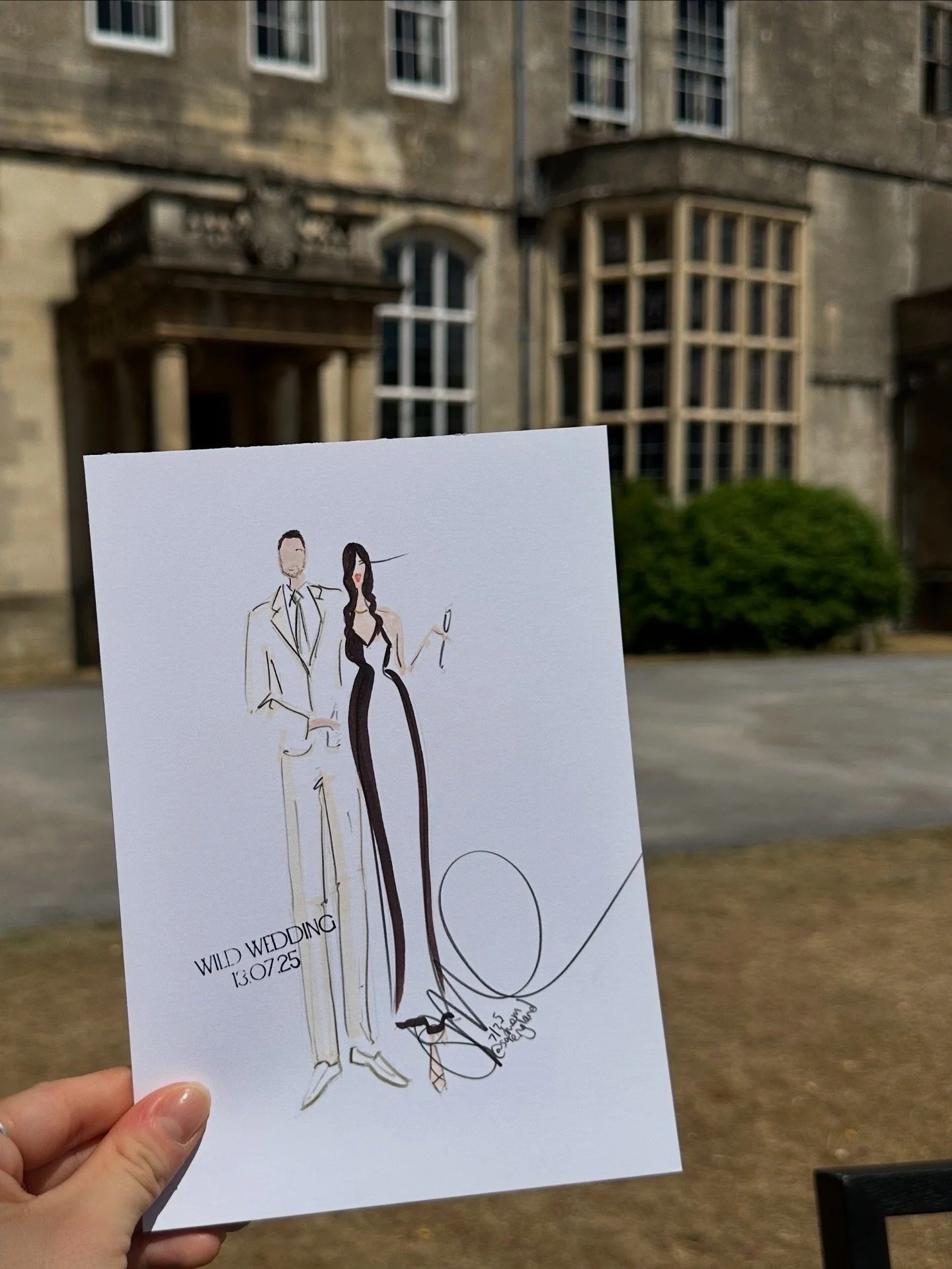 Live guest favours illustration