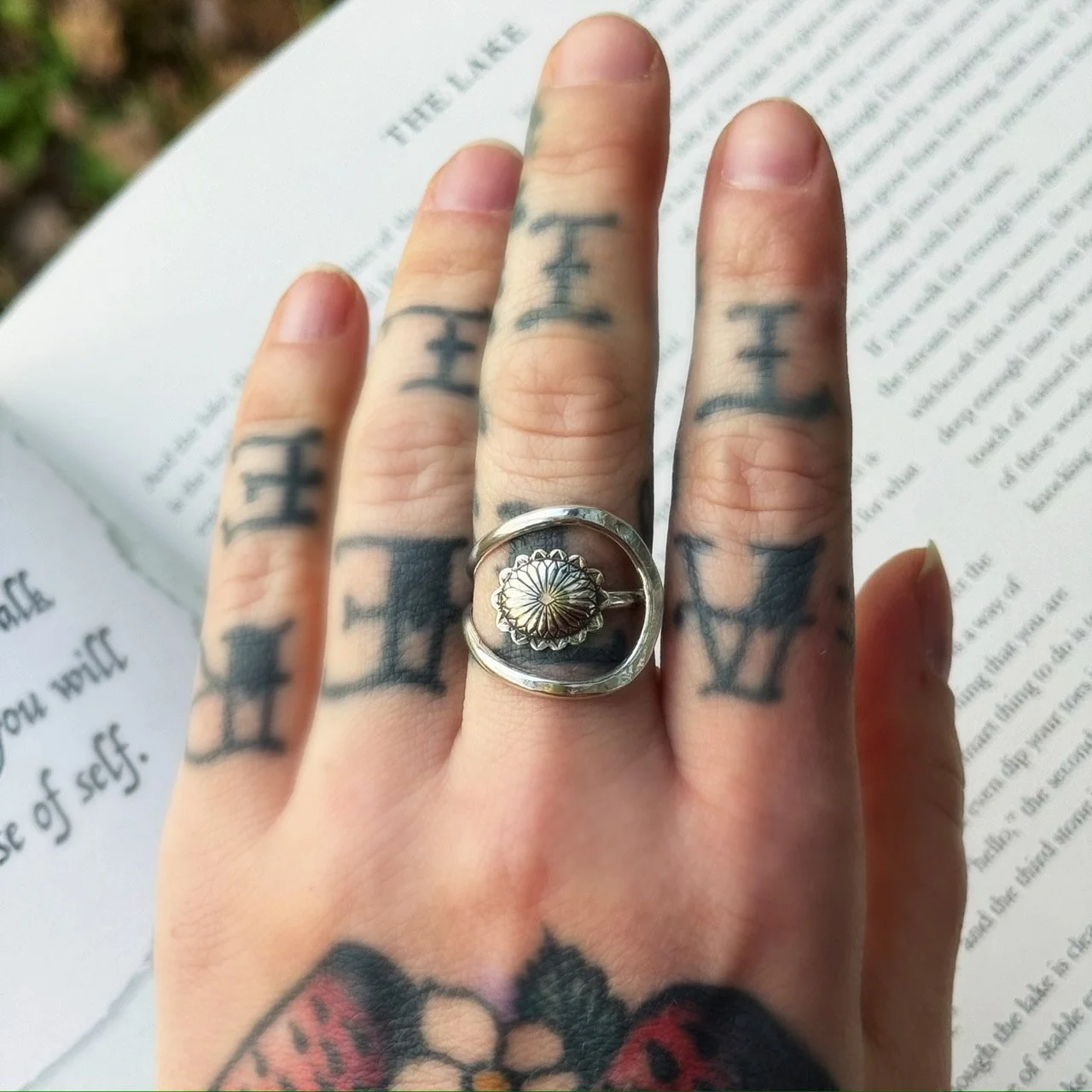 Adjustable Concho Wrap Ring