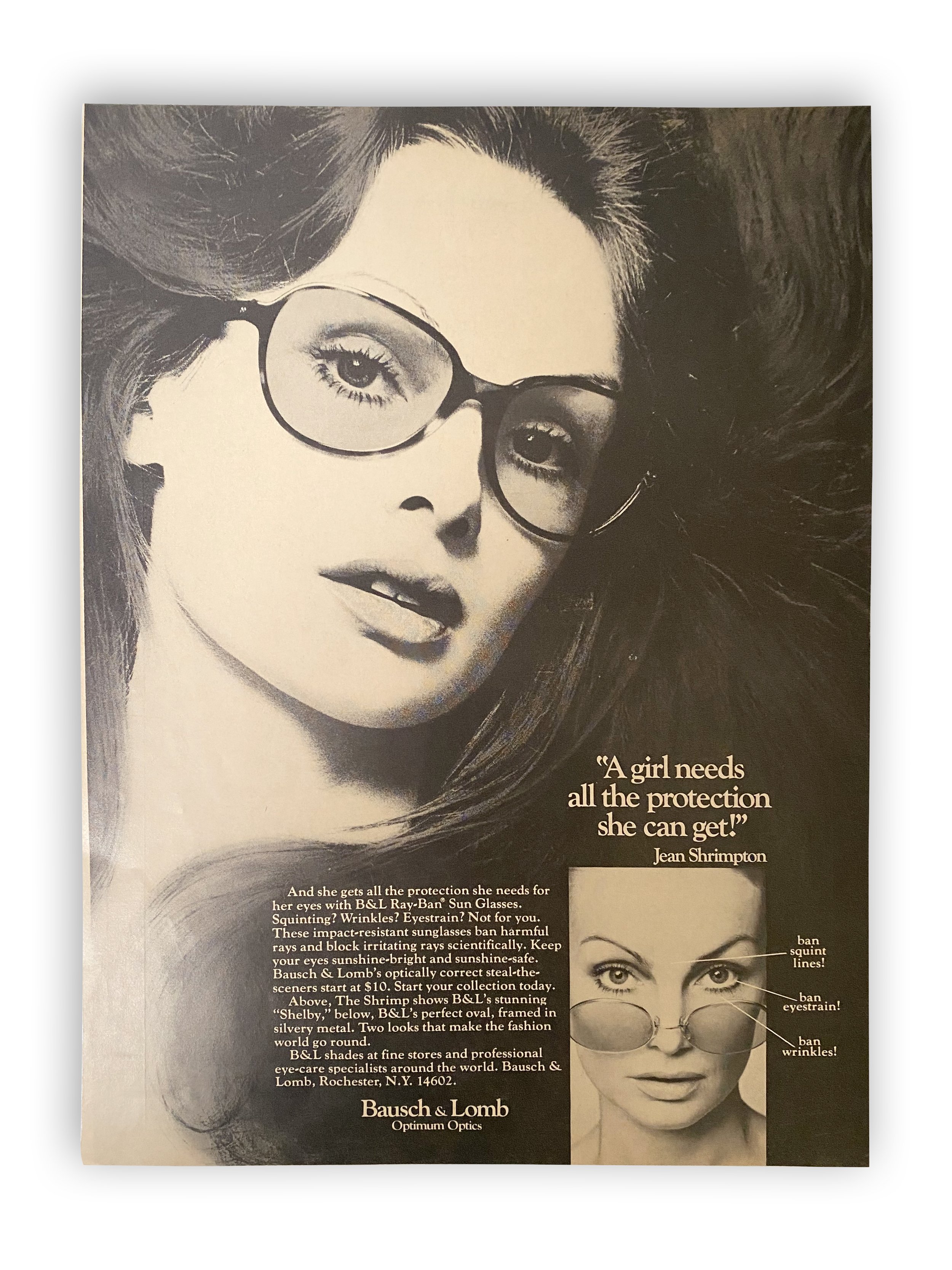 Bausch & Lomb Ray-Ban sunglasses - "A girl needs all the protection she can get!" 2