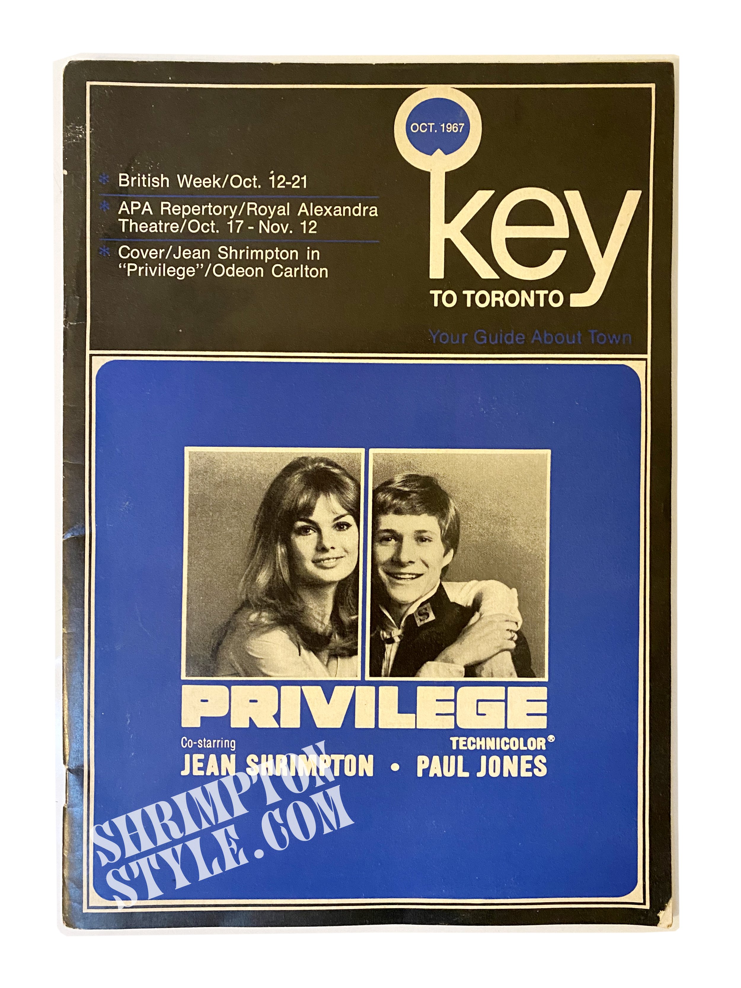 Key to Toronto - October 1967