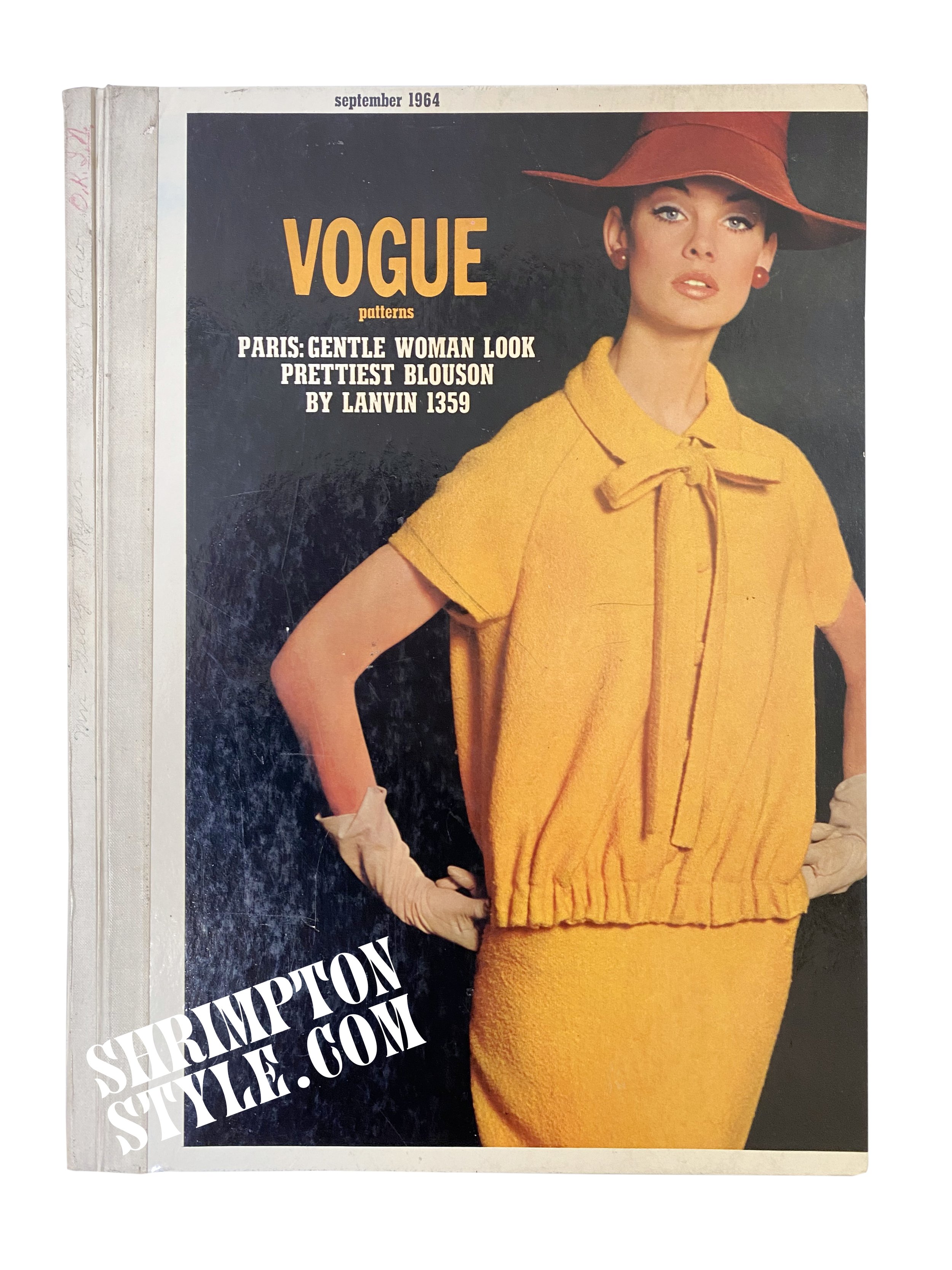 Vogue Pattern Counter Book September 1964