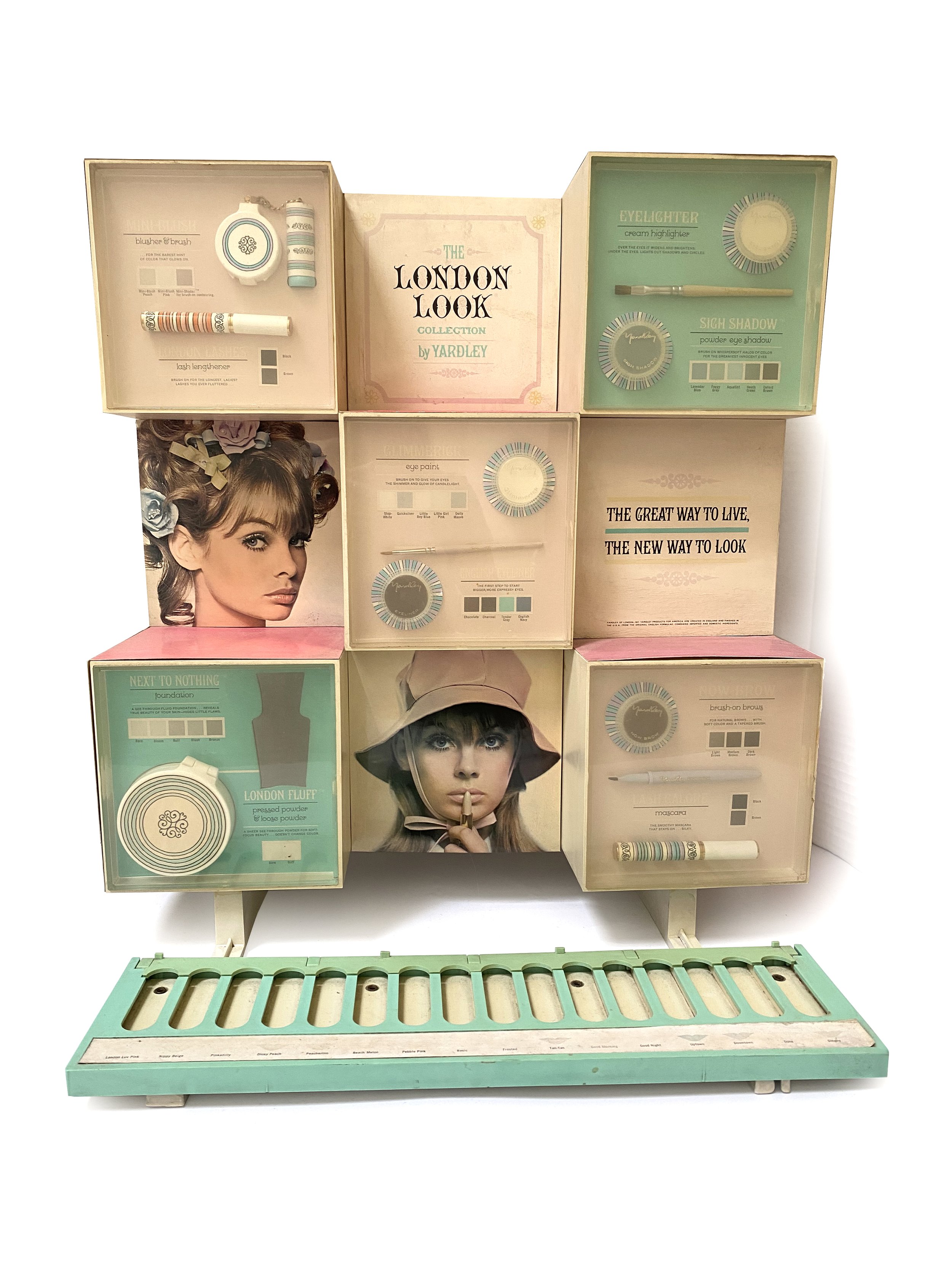 Yardley makeup counter display