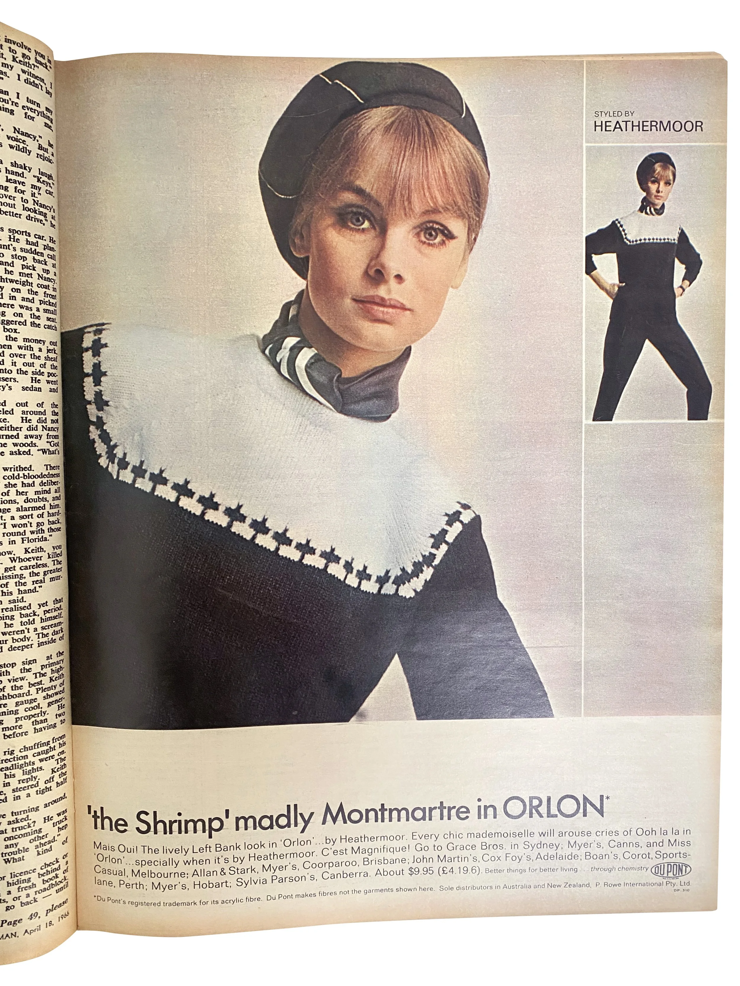 'the Shrimp' madly Montmartre in ORLON