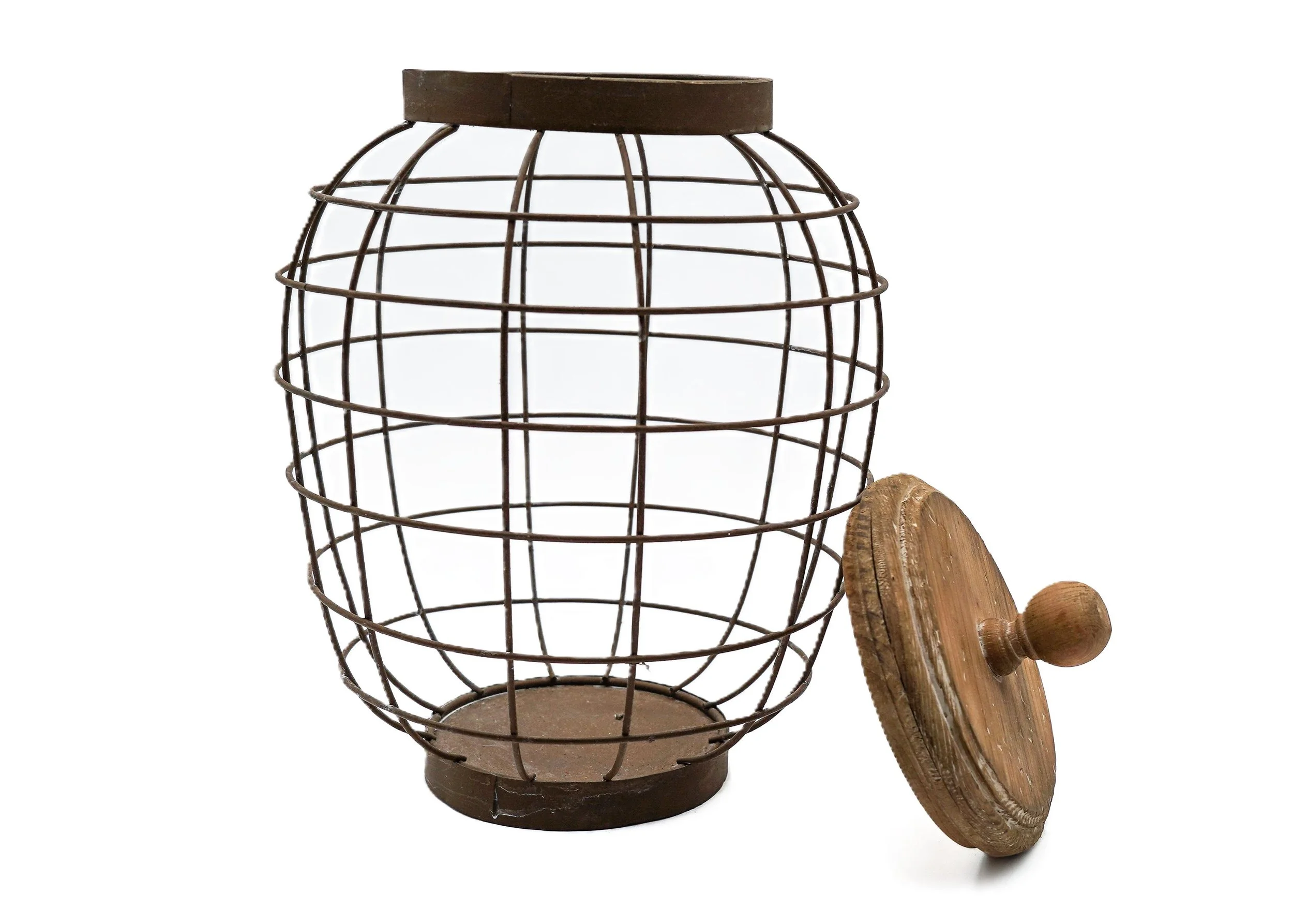 open-caged-wire-container-with-wood-finial-lid-tabletop-home-decor-storage-rustic-farmhouse-accessory-image1.JPG
