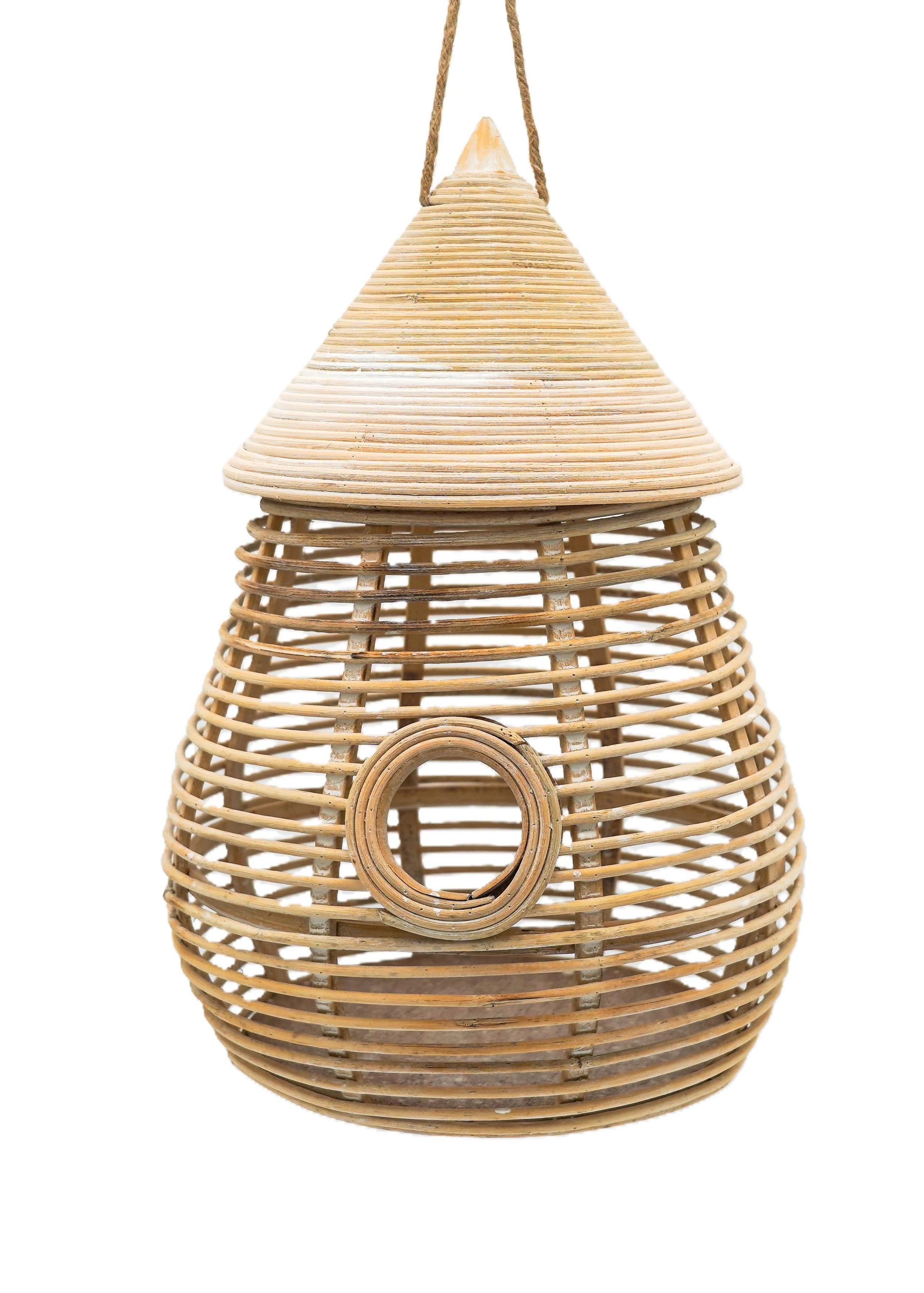 Handcrafted Wood Birdcage