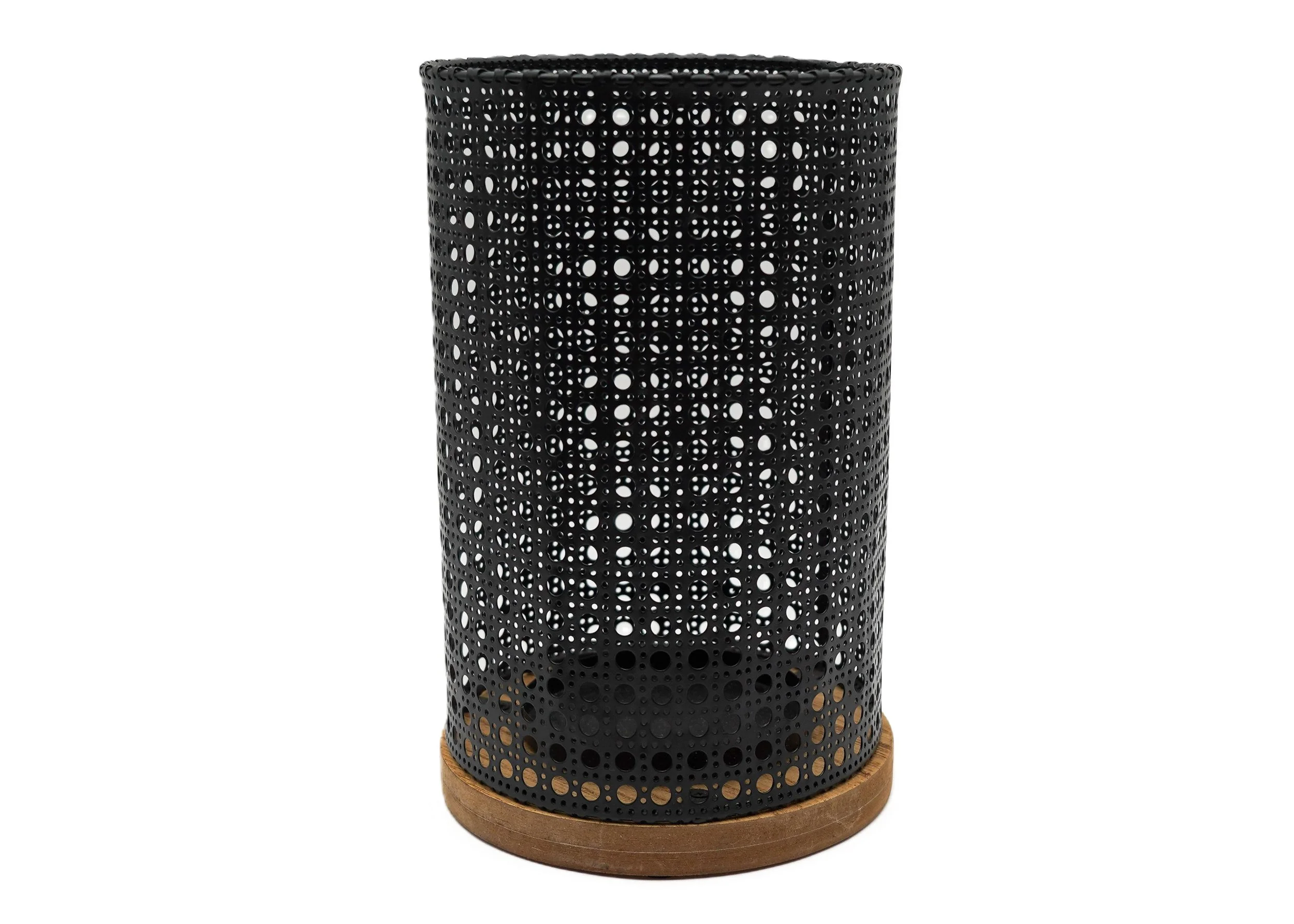 black-punched-caned-metal-and-wood-pillar-candleholder-lantern-tabletop-accessories-decor-image3.JPG