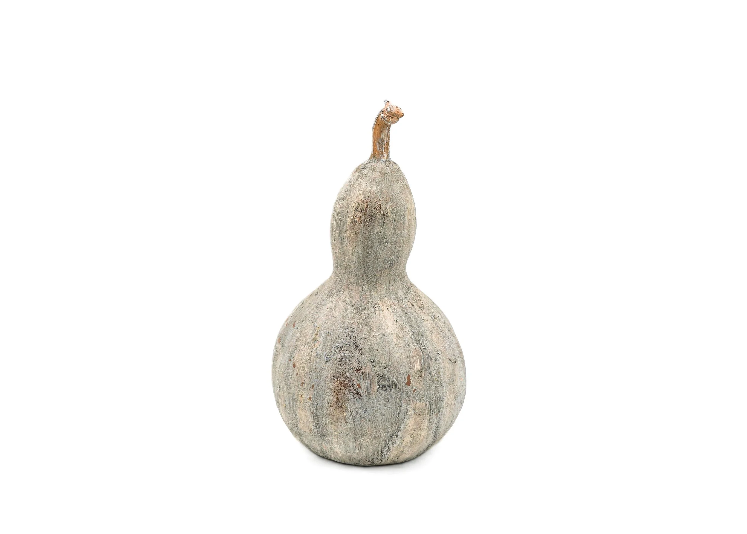 ivory-and-taupe-tan-resin-gourd-fall-autumn-tabletop-accessory-decor-image1.JPG