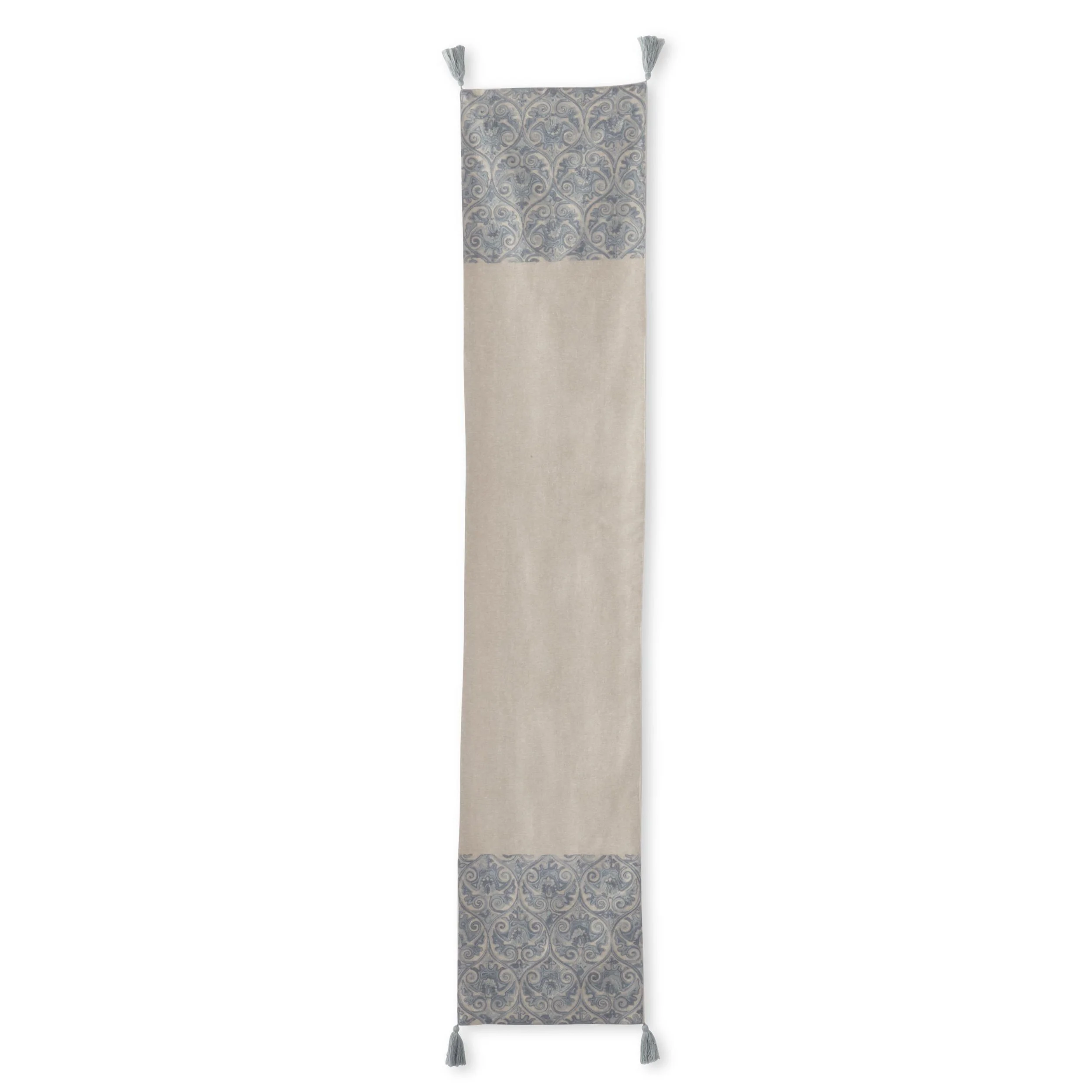 tan-with-blue-gray-embroidered-crest-table-runner-with-tassels.jpg