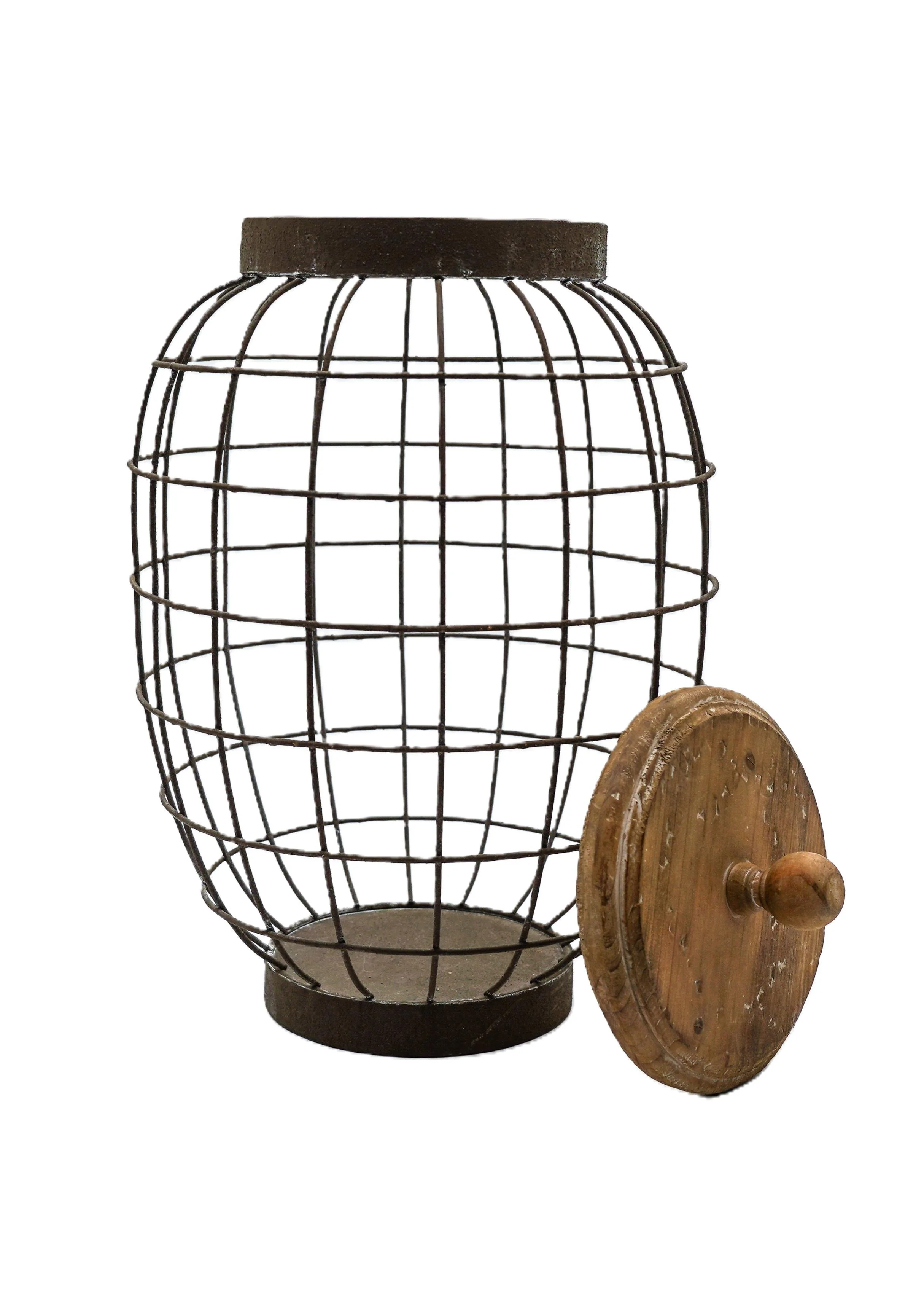 open-caged-wire-container-with-wood-finial-lid-tabletop-home-decor-storage-rustic-farmhouse-accessory-image2.JPG