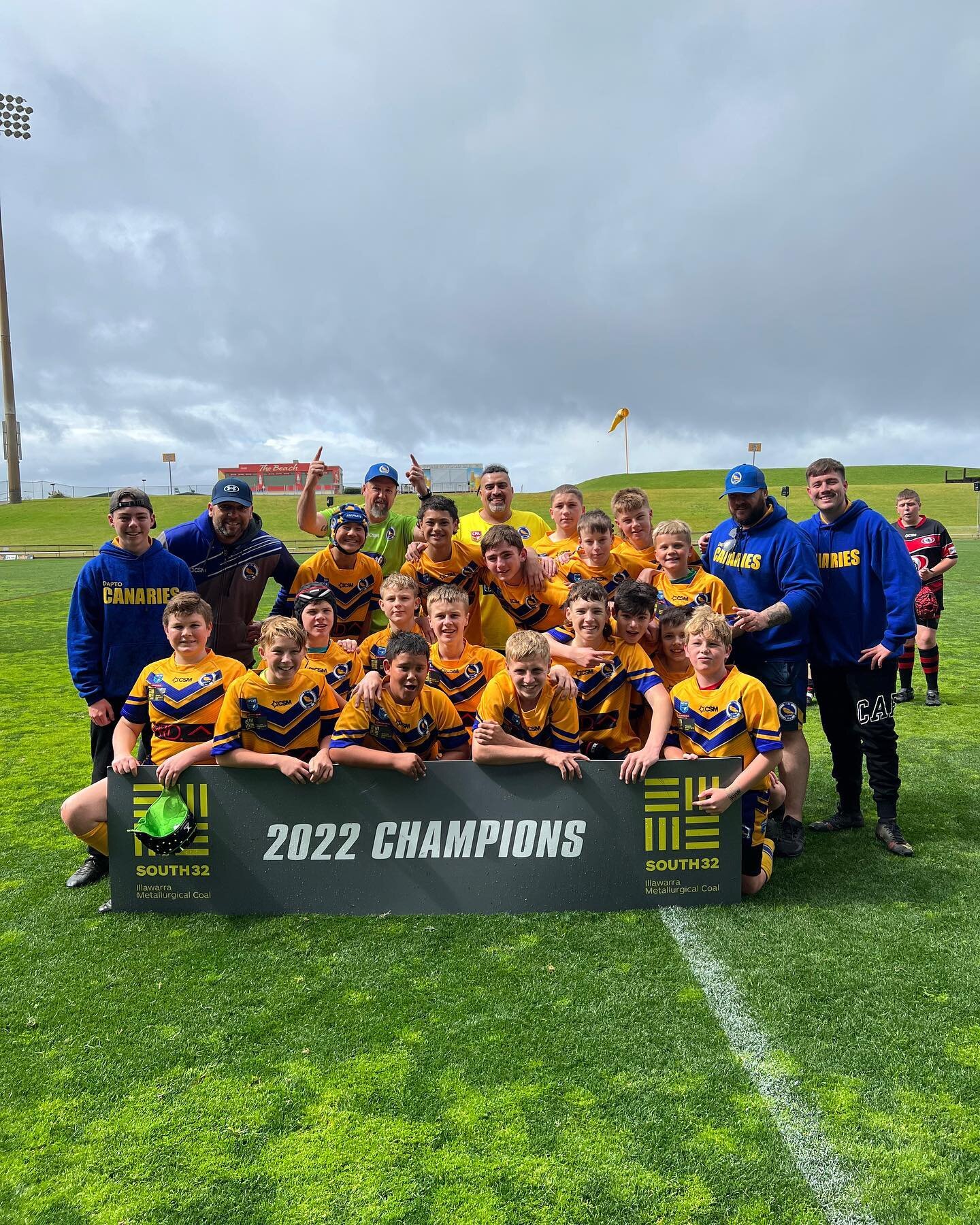 👏BIG CONGRATS to the 13-1 boys on their Grand Final win today against Collies! Good on you boys, enjoy the day as champs! 😃 

#UpTheCanaries #DaptoCanaries #DaptoProud 🐤
