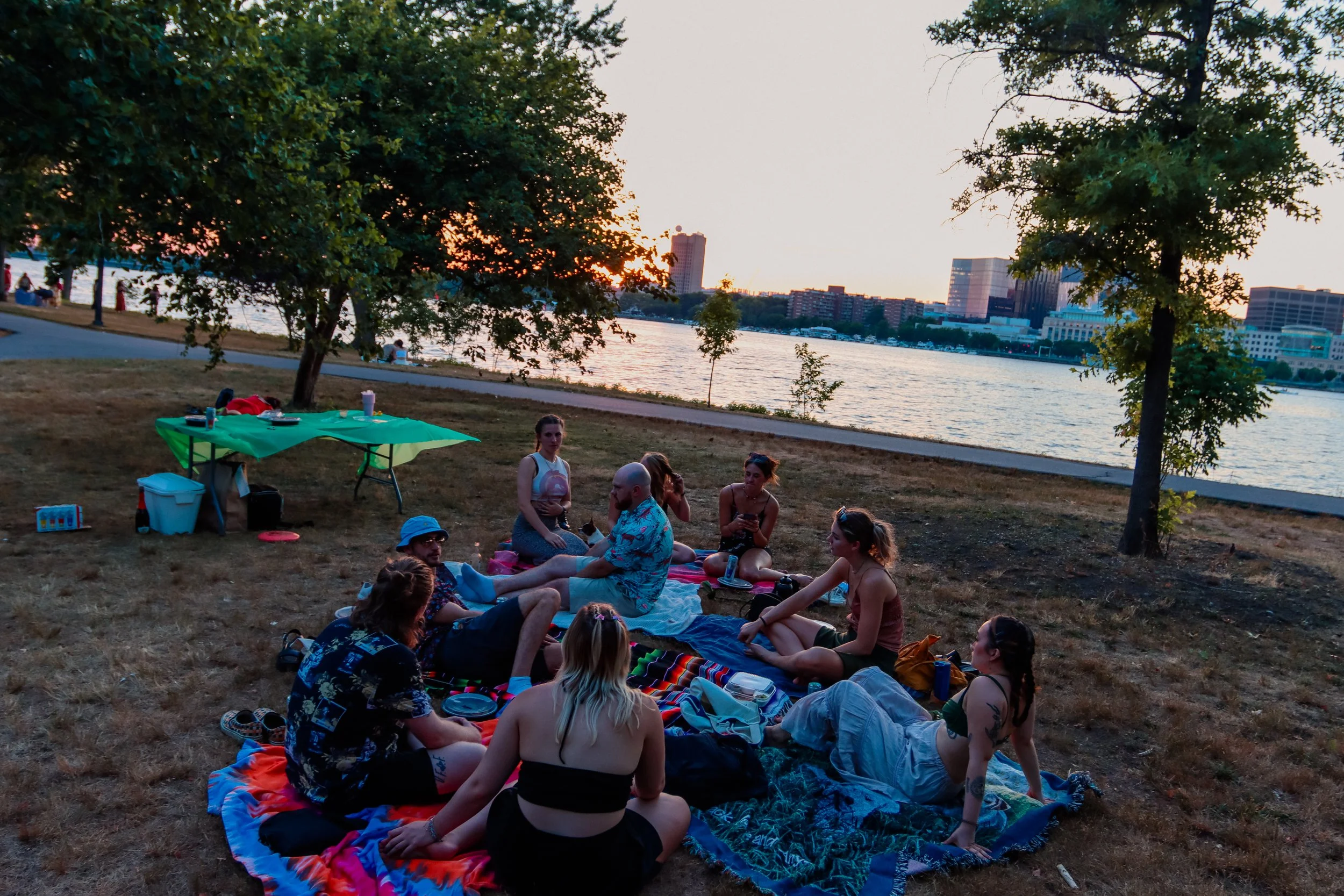 picnic charles river esplanade boston