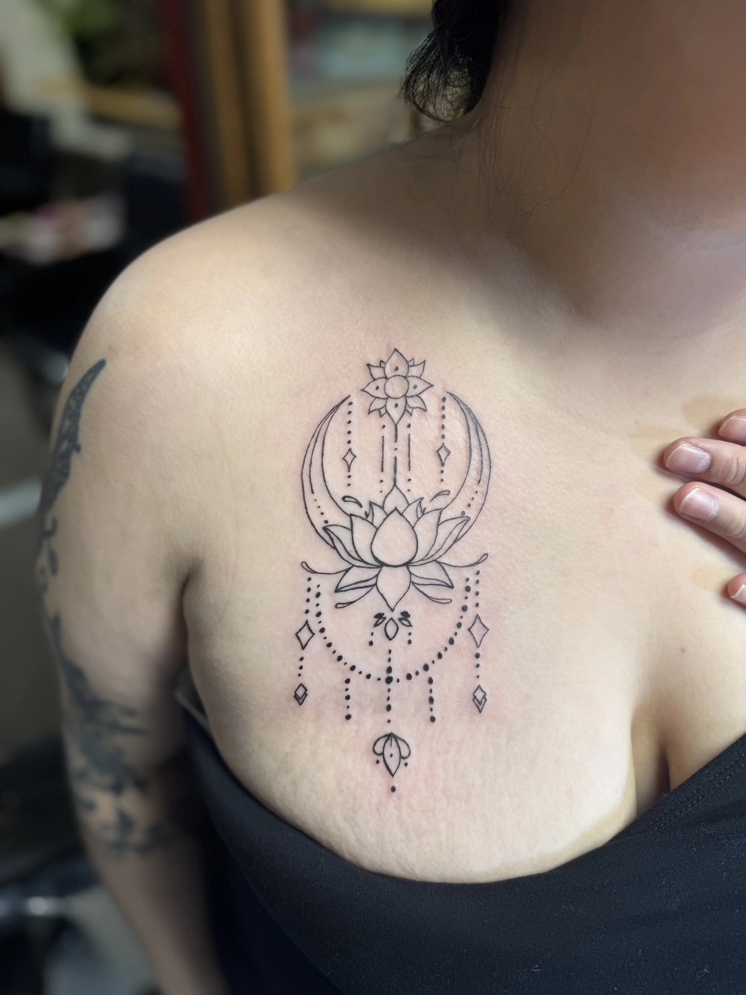 Linework moon, jewels, lotus.jpeg