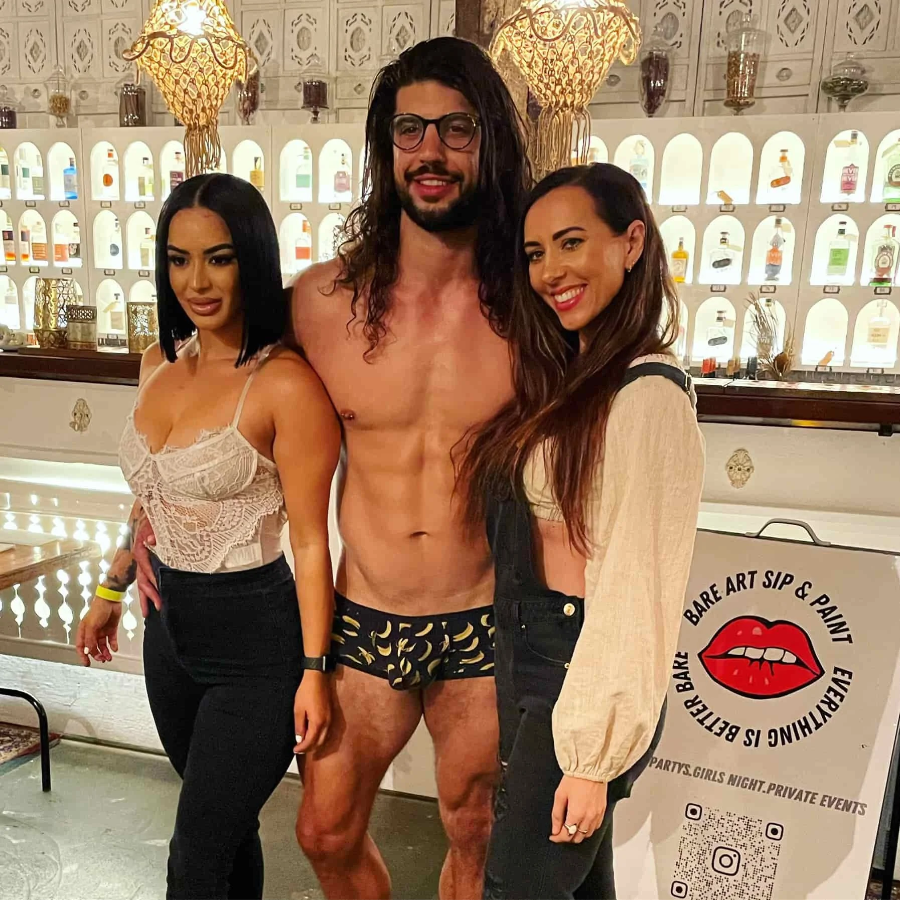 These ladies just finished sketching my weiner