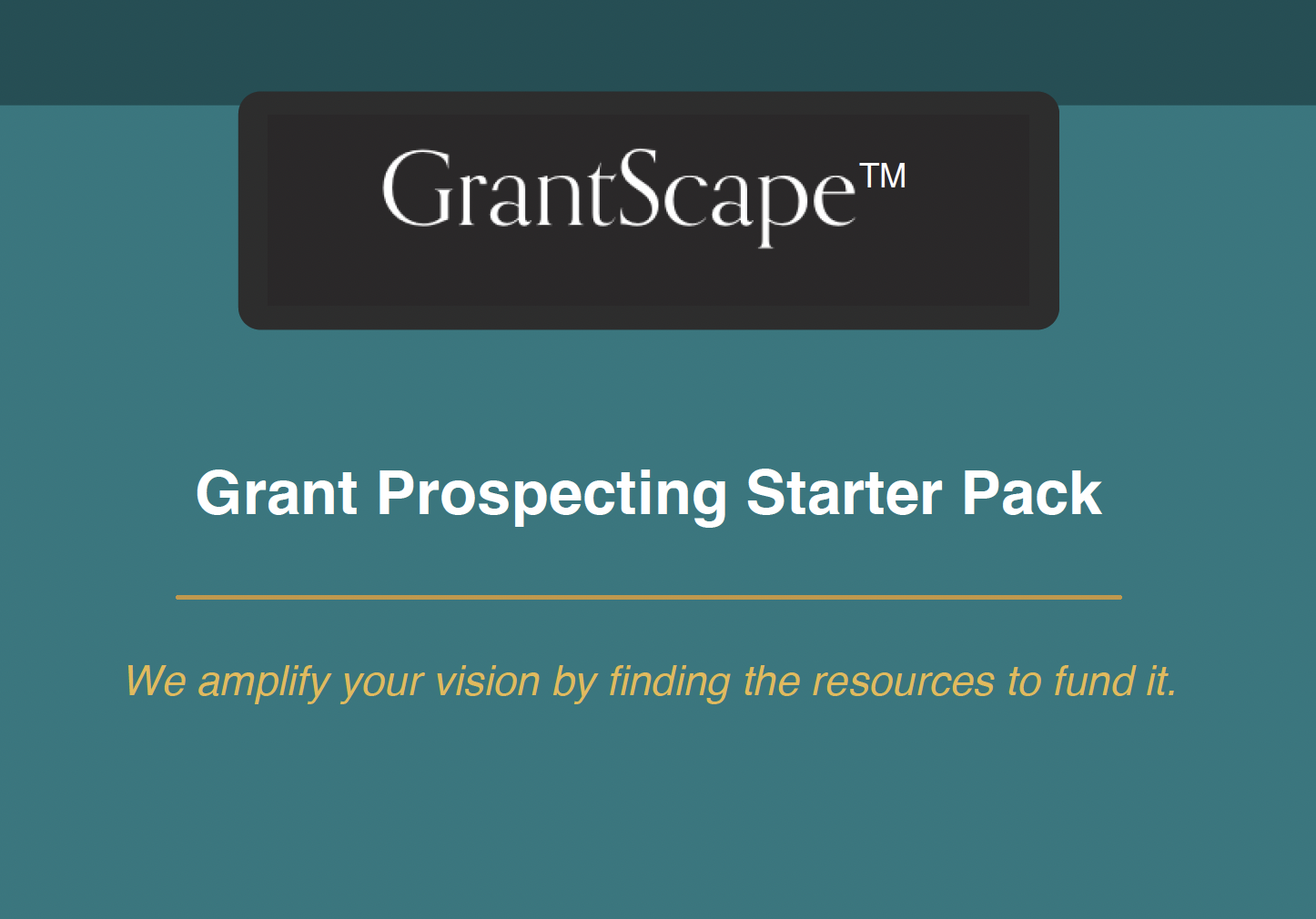 Grant Prospecting Starter Pack