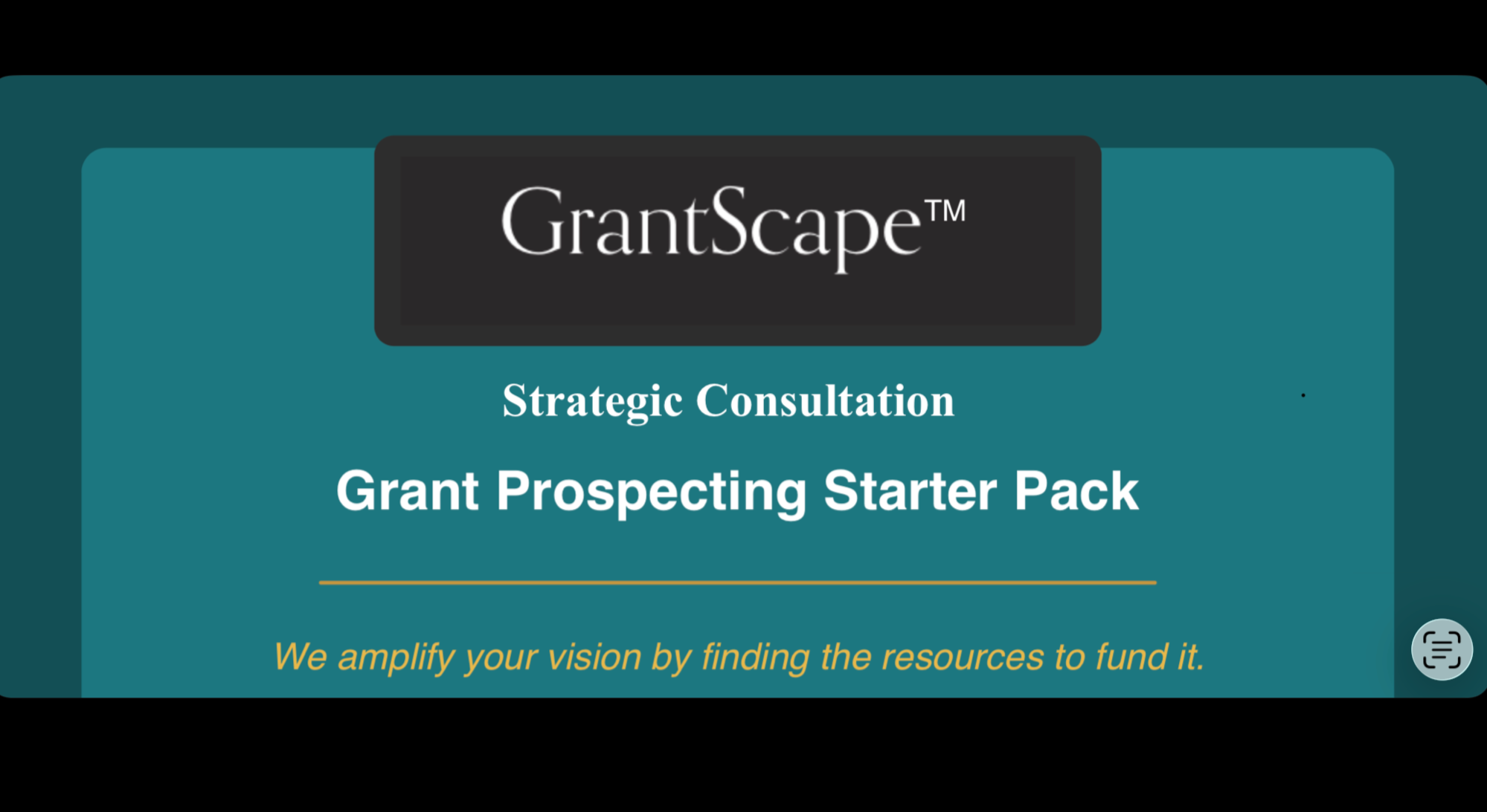 Grant Prospecting Starter Pack + Strategic Consultation