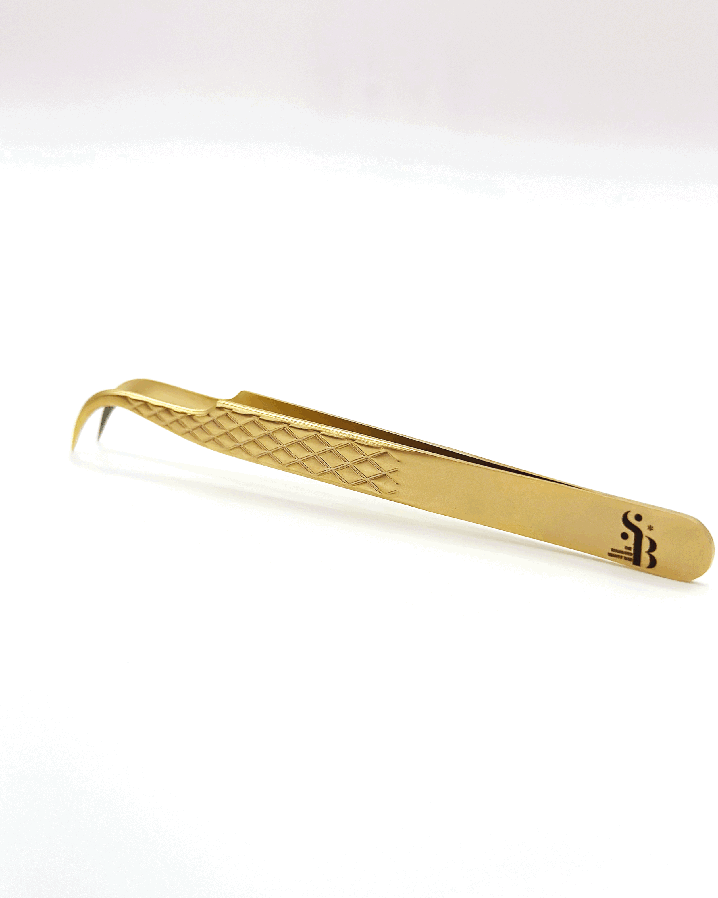 THE ICON — Curved Volume Fiber Grip Tweezer