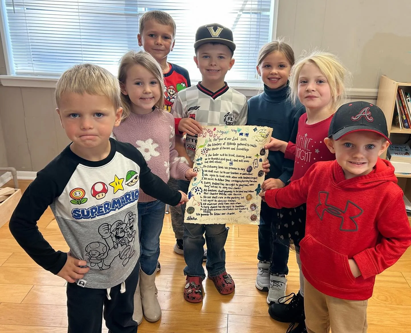 Today our Hillside students stepped back into the Middle Ages as we learned about King John and the Magna Carta&mdash;one of the most important documents in history! 📜
After learning how it shaped ideas of fairness and freedom, the kids created thei