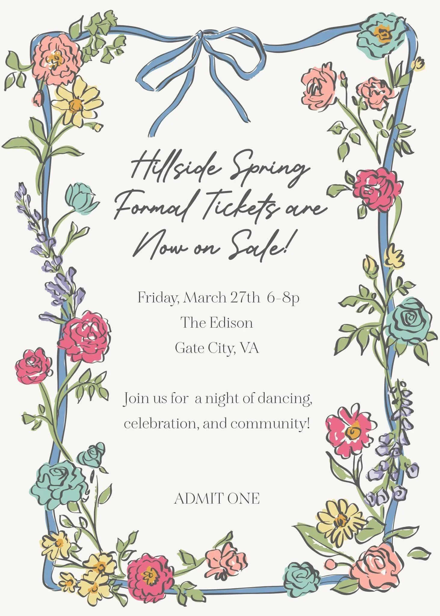 Spring Formal Adult Ticket