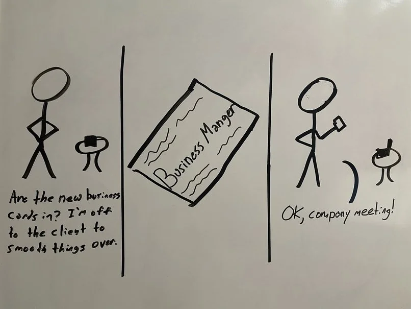 “A storms a comin’ pa!”