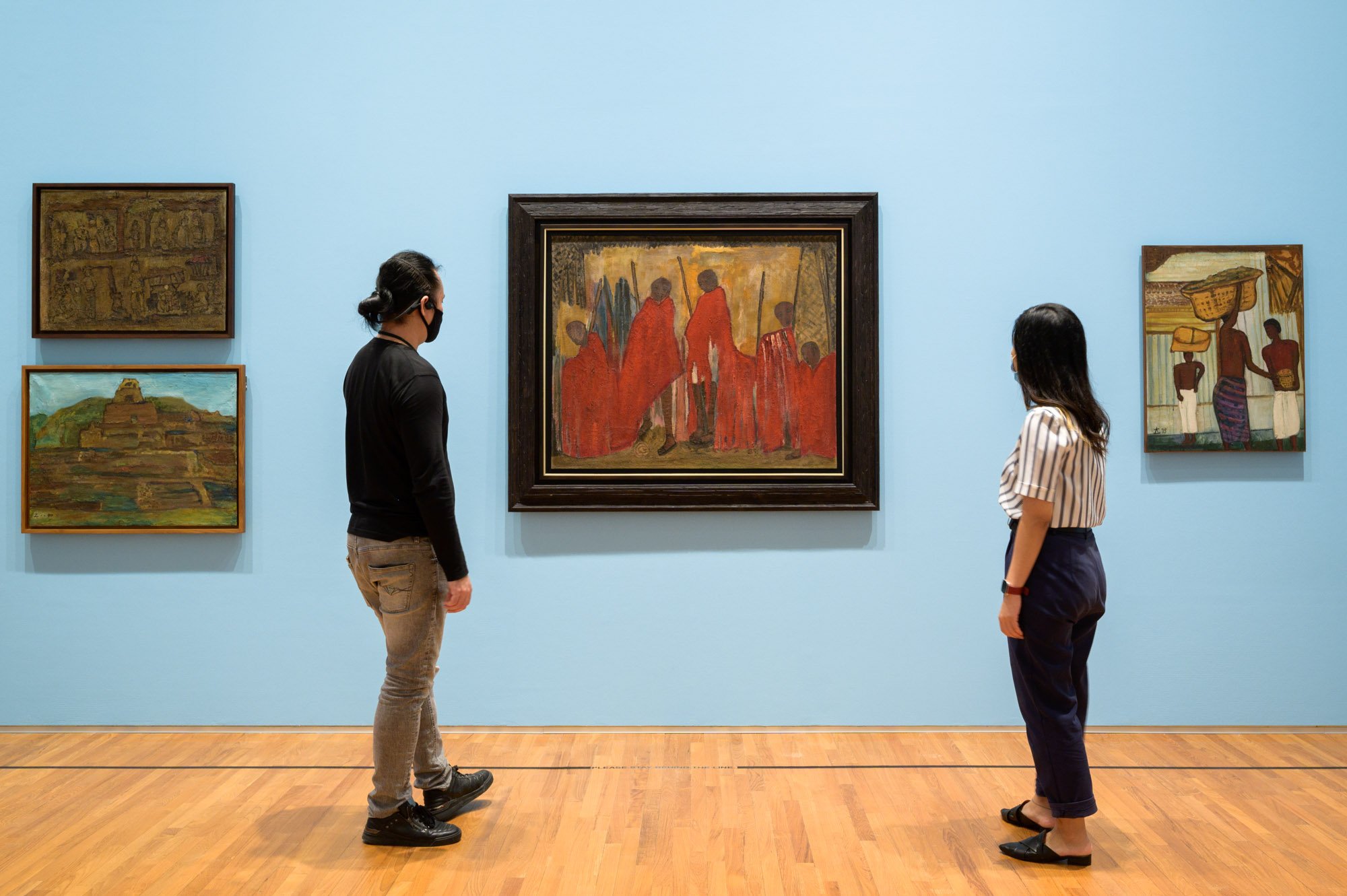  ‘The Tailors and The Mannequins’, 2021-22, exhibition view at Dalam Southeast Asia. Image courtesy of National Gallery Singapore. 