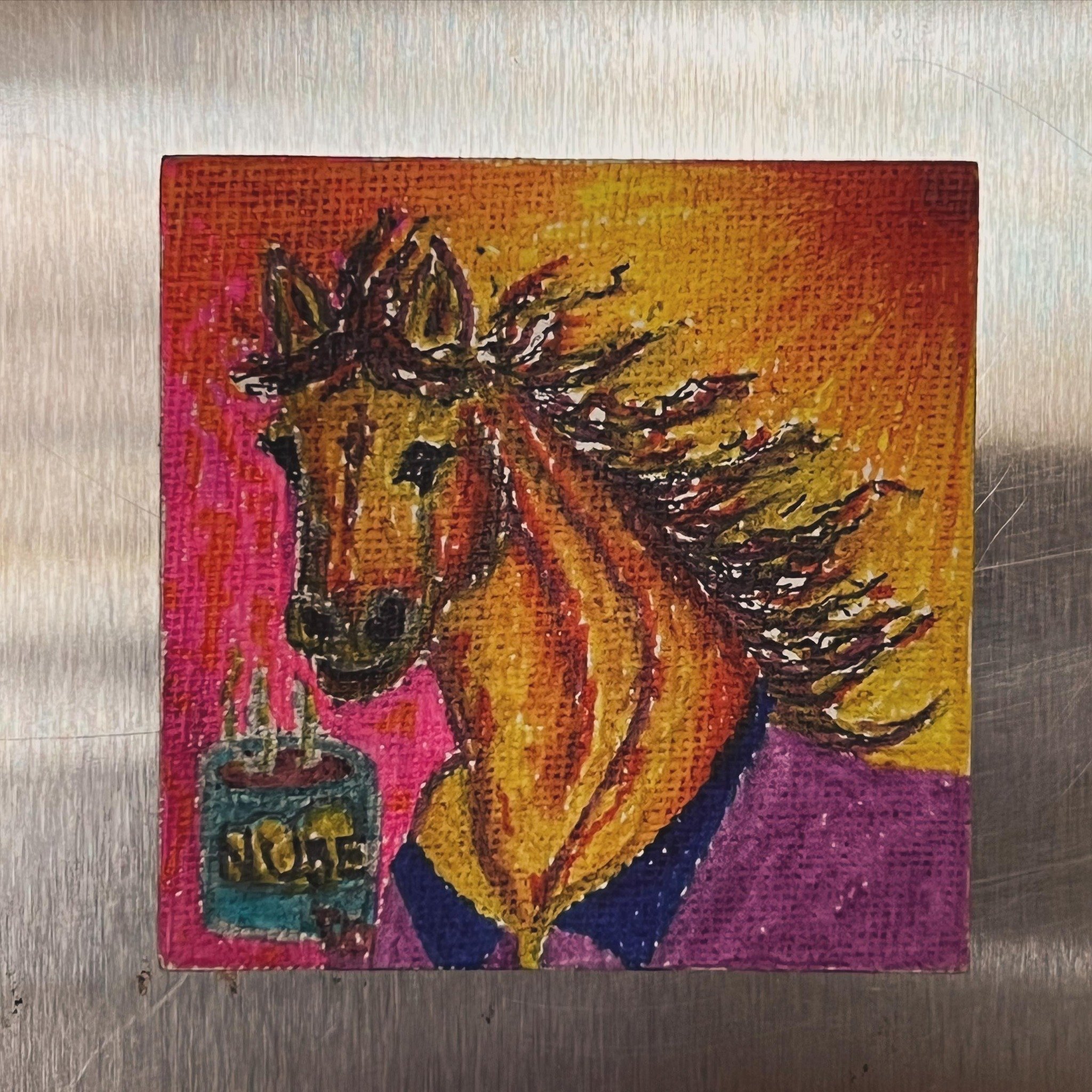 Horse drinking coffee at Cafe Nube in Sunset Park

#cafenube #sunsetpark #brooklyn #horse #coffee #kitchenart  @cafenubenyc
