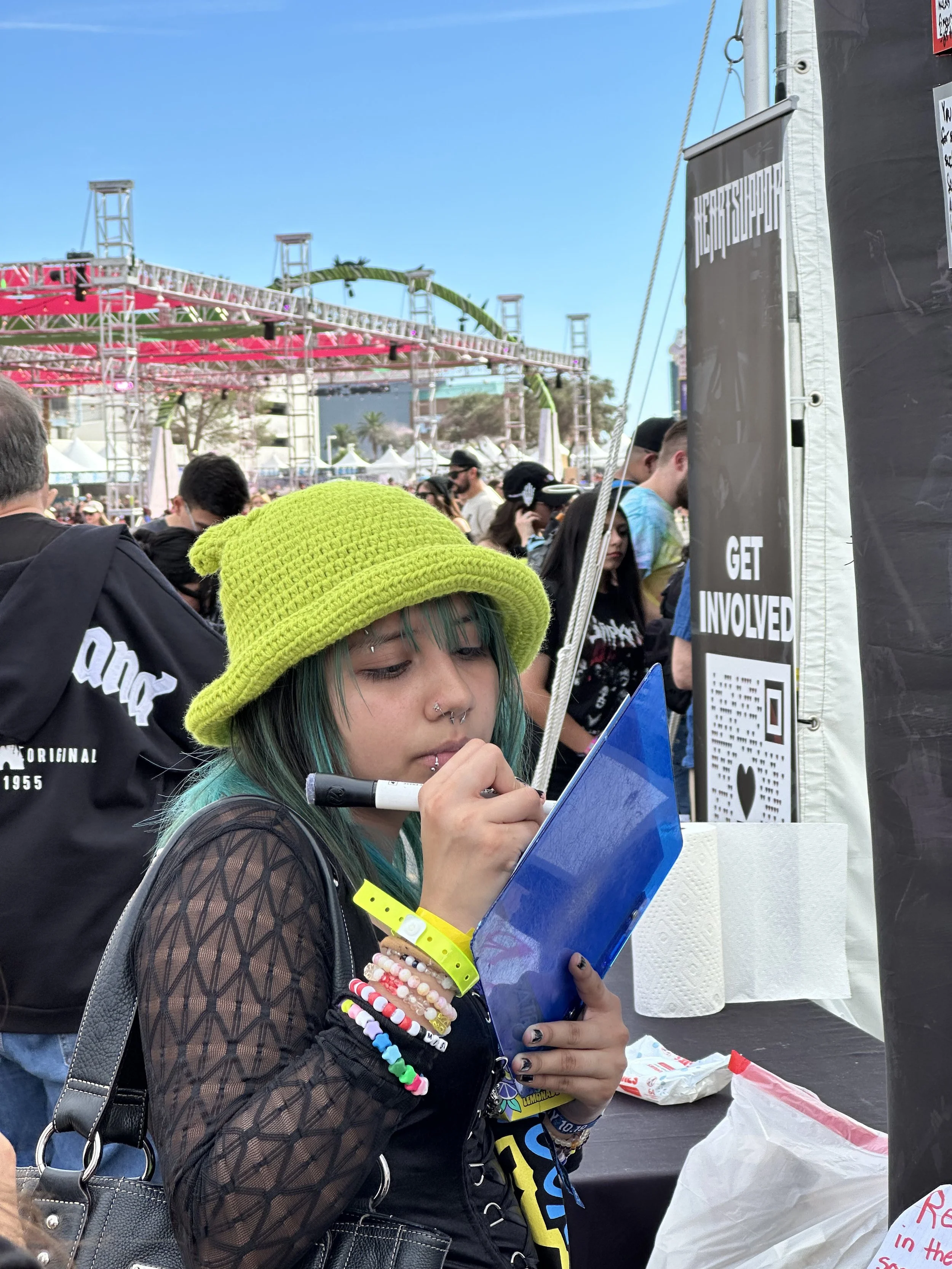 When We Were Young 2025 supports each other at the HeartSupport booth