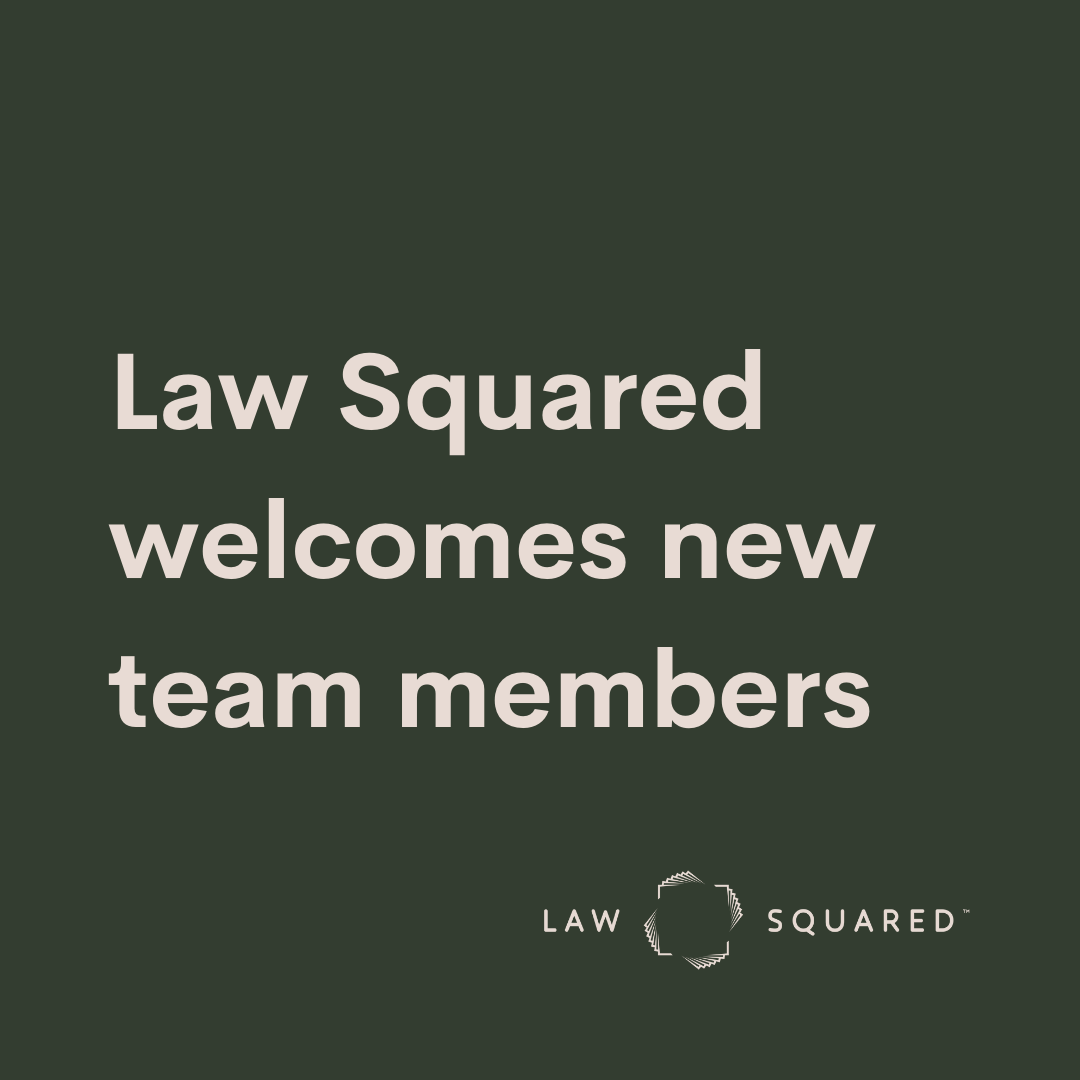 Law Squared kicks-off the new year with the addition of new team members