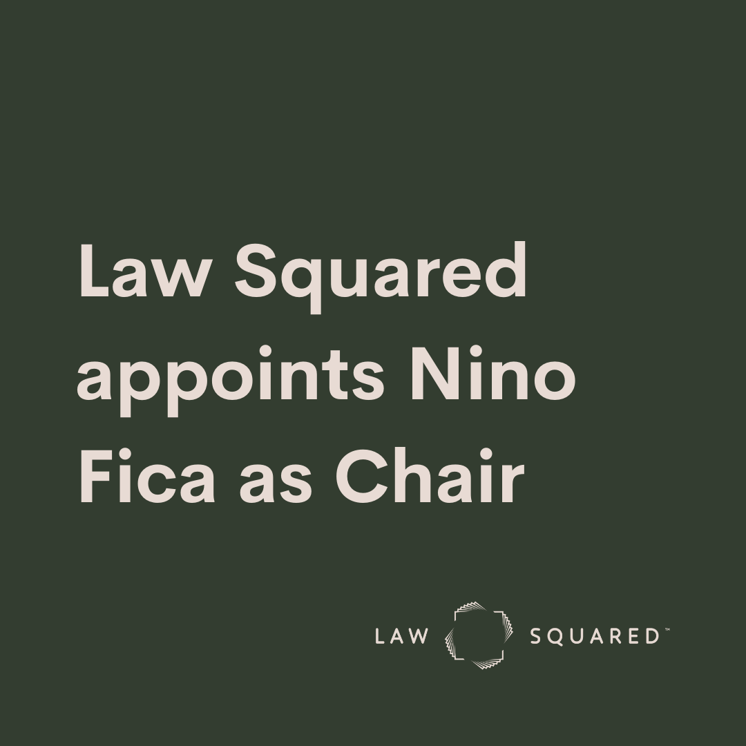 Law Squared appoints Nino Ficca as Advisory Board Chair