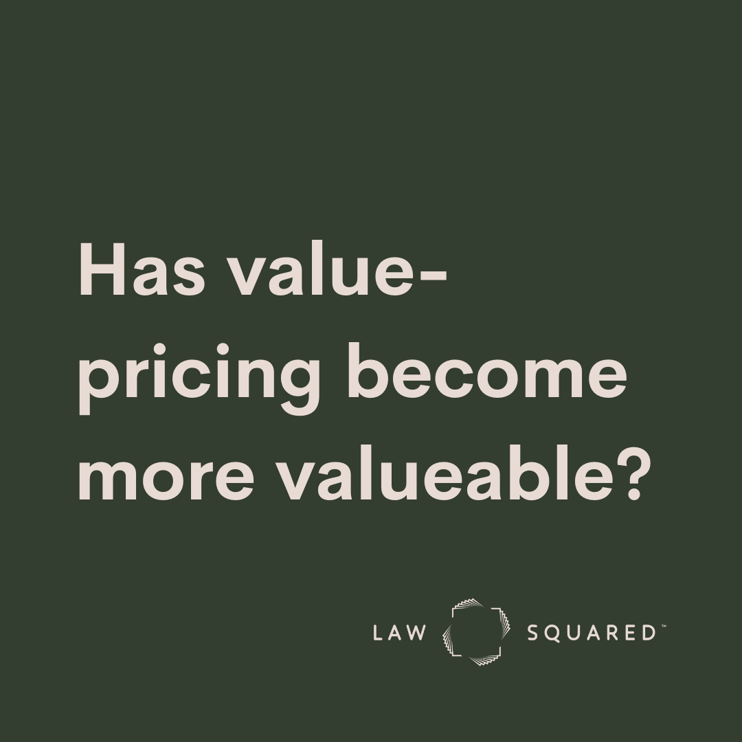 Has value-pricing become more valuable during COVID-19?