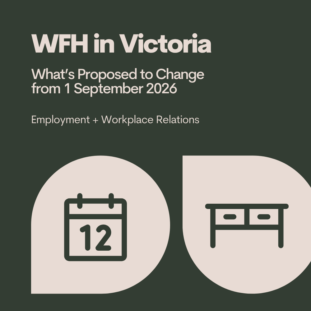 WFH in Victoria: What’s Proposed to Change from 1 September 2026